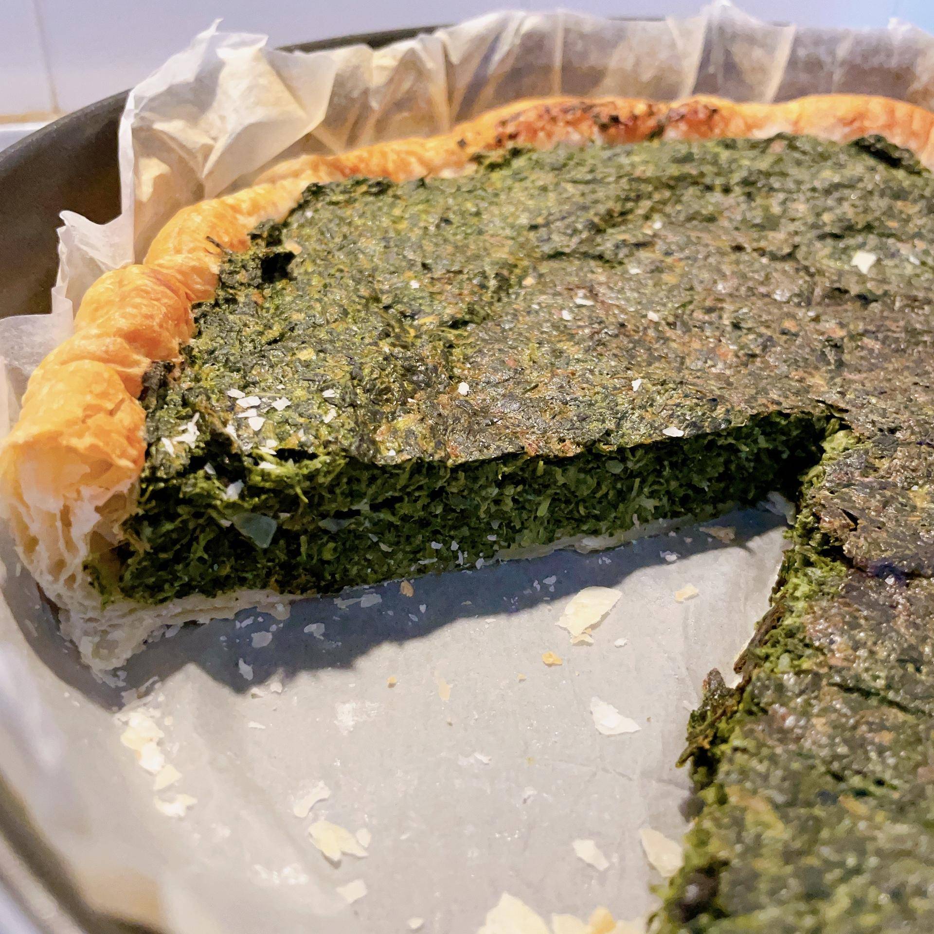 Torta salata spinaci, caprino e parmigiano - Ricette Companion Connect XL | Moulinex