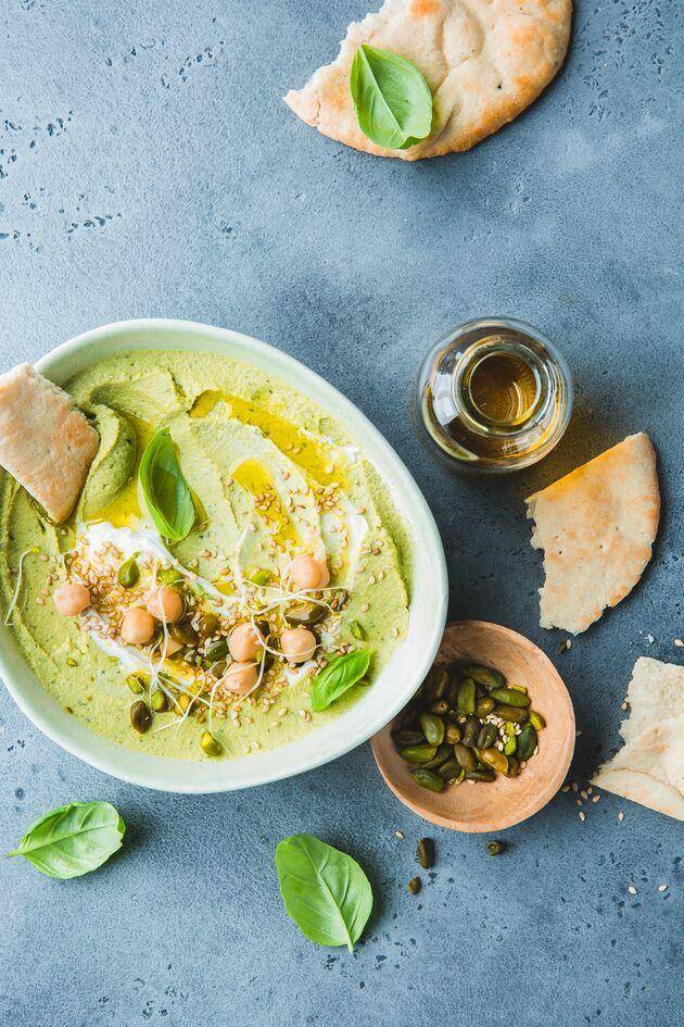 Hummus agli spinaci e menta - Ricette Perfectmix + | Moulinex