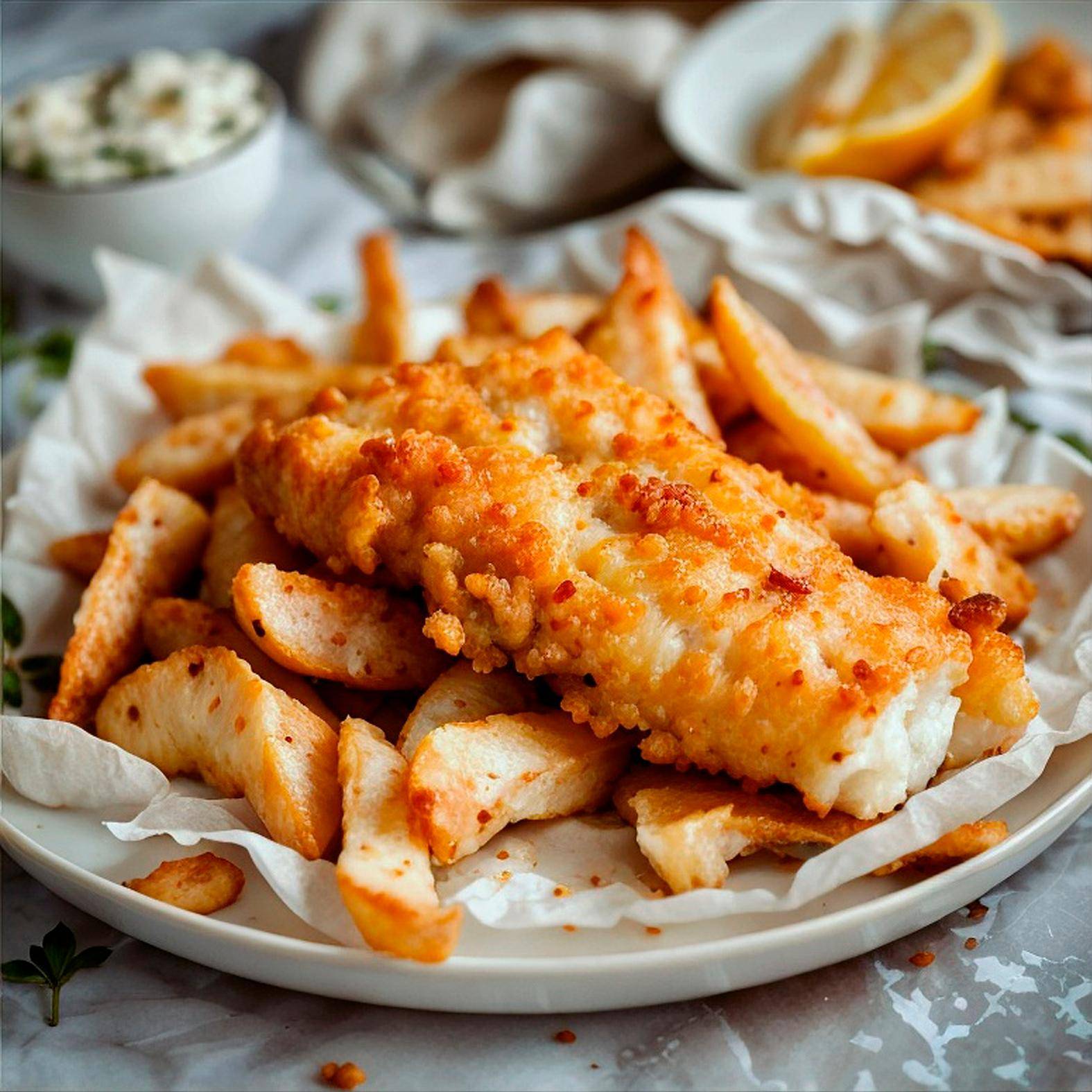 Fish and chips - Ricette Easy Fry Compact | Moulinex