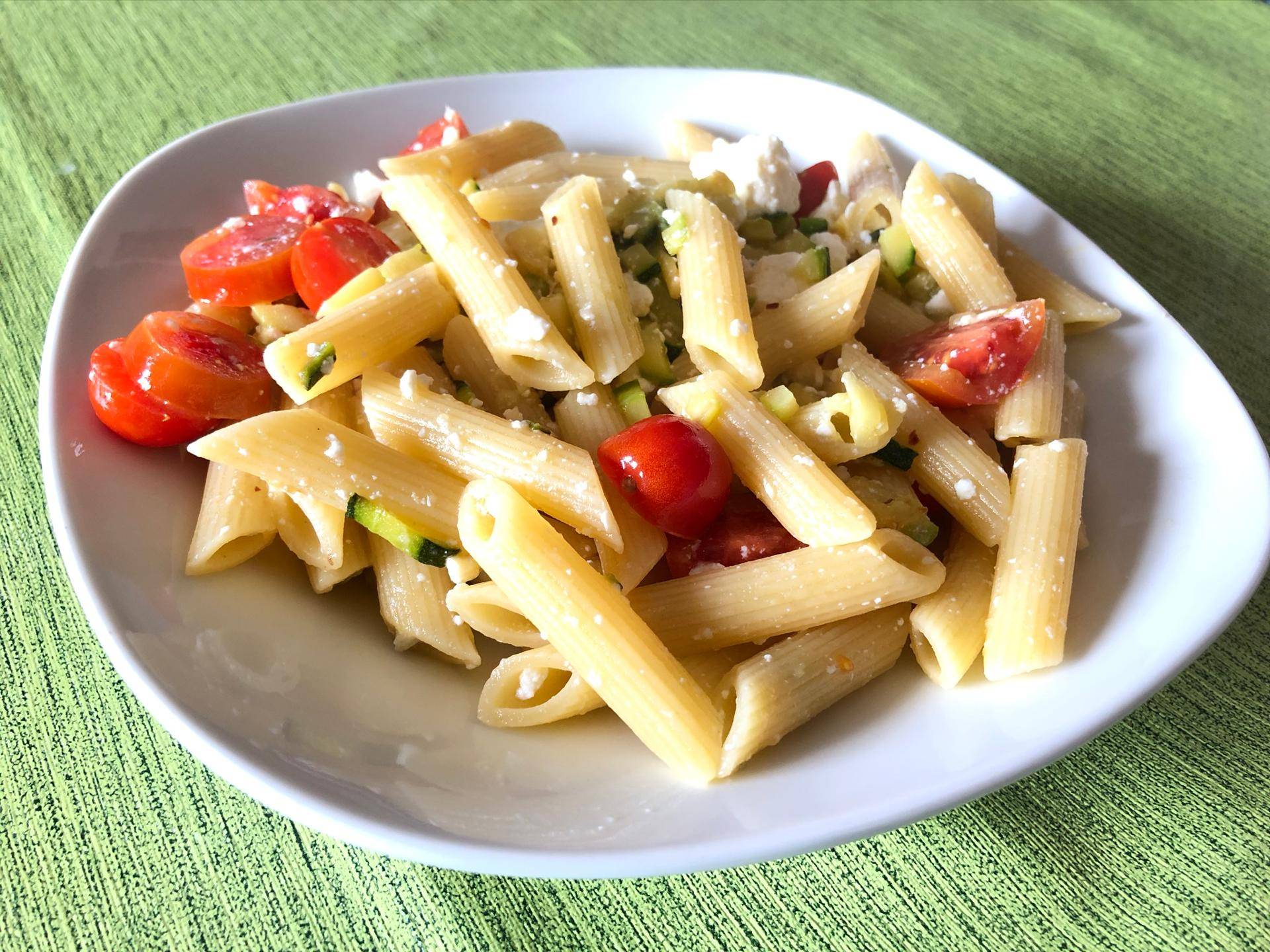 Penne Zucchine e Pancetta - Ricette Companion | Moulinex