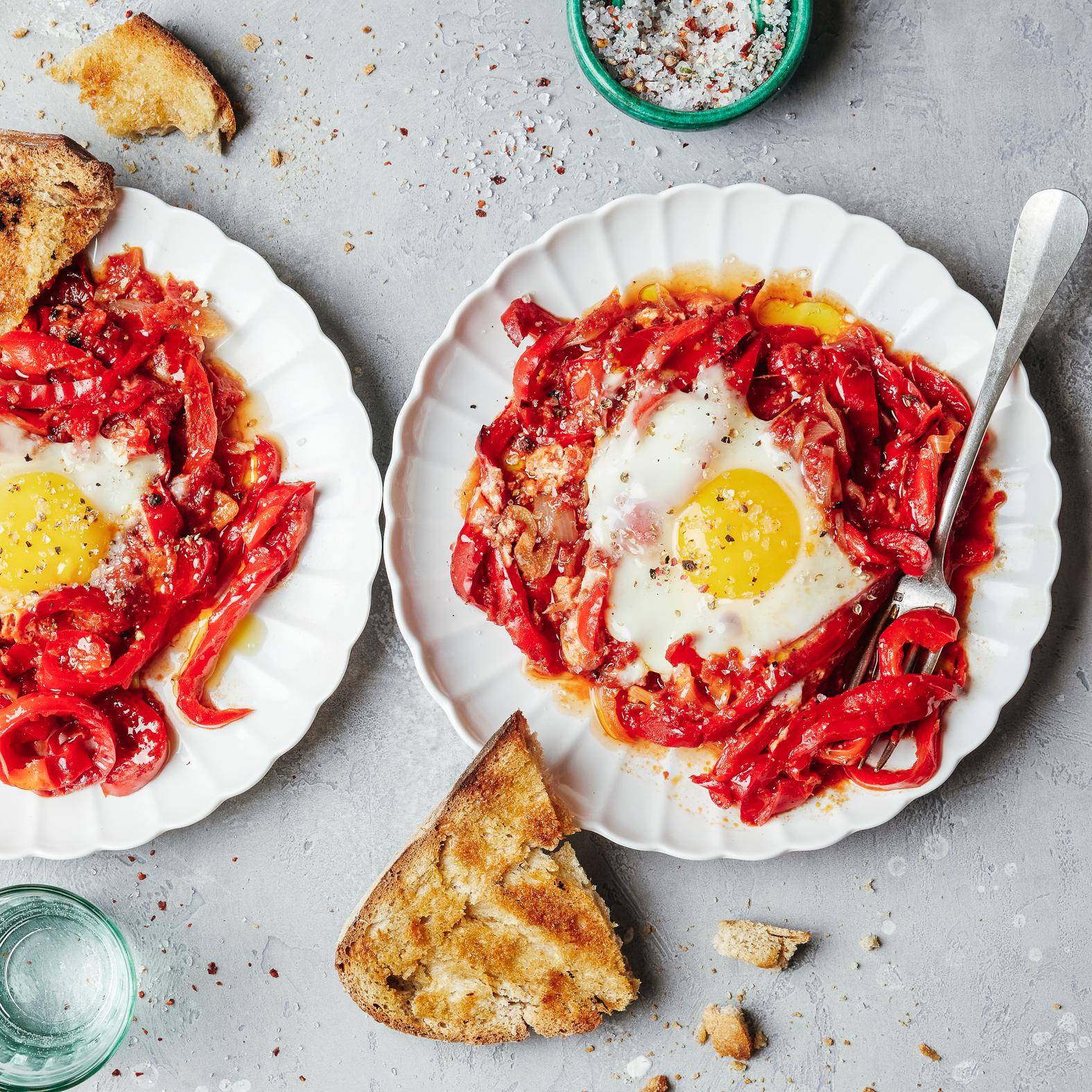 Shakshuka with eggs and peppers - Ricette OptiGrill 2in1 XL | Moulinex