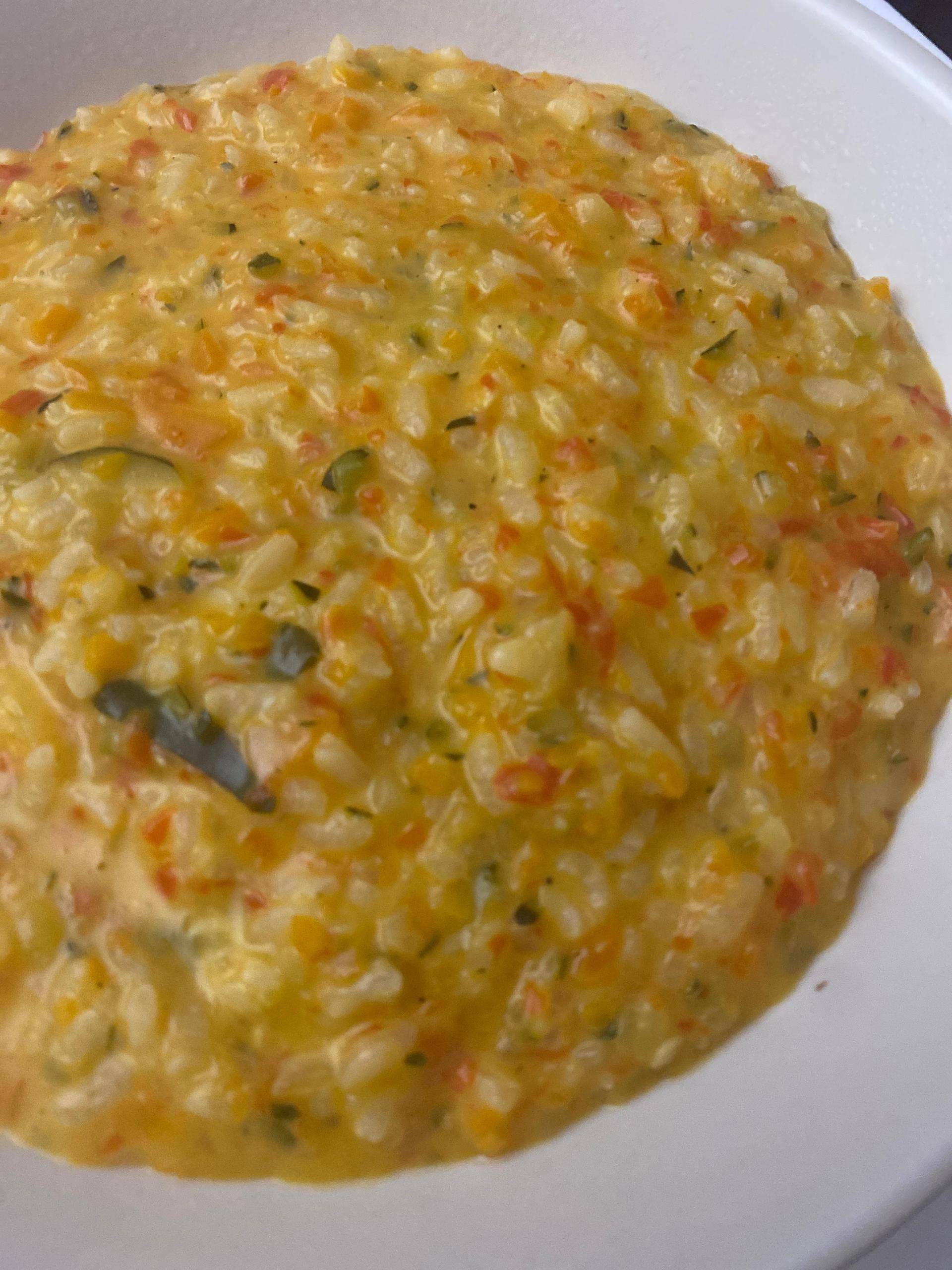 Risotto alle zucchine e peperoni - Ricette Companion Connect XL | Moulinex