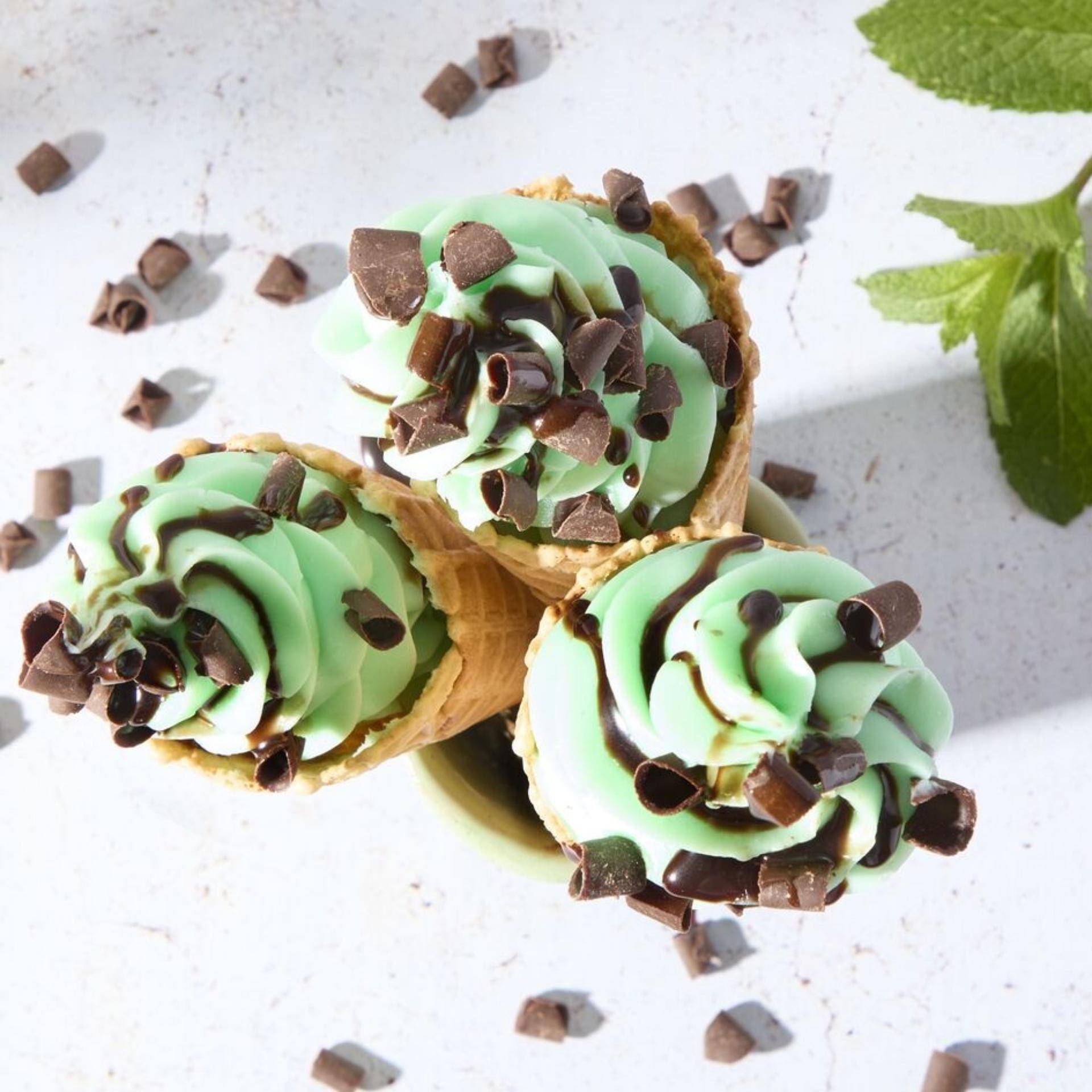 Gelato soft alla menta e cioccolato - Ricette Freezi | Moulinex