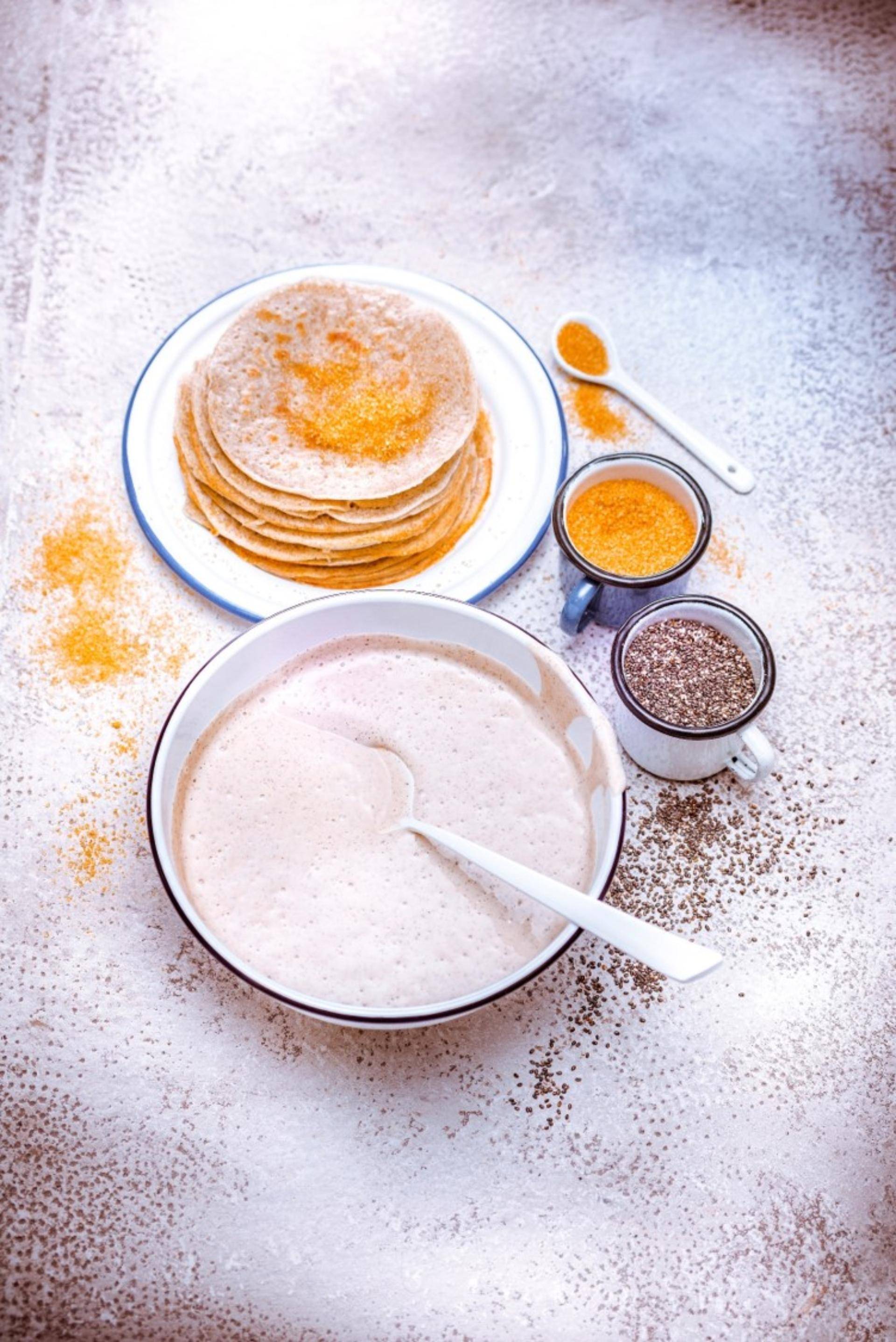 Crêpe ai semi di chia - Ricette Ultrablend Cook | Moulinex