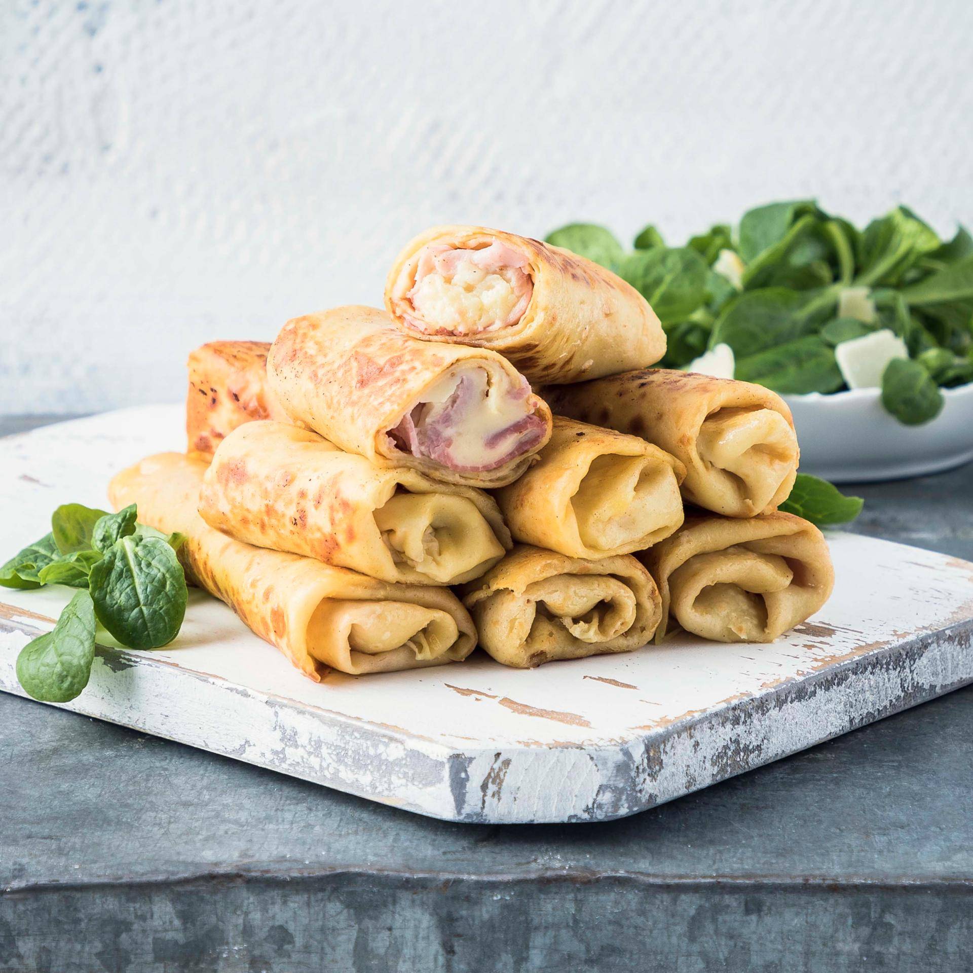 Crepe con prosciutto e besciamella al parmigiano - Ricette Kitchen Machines Touch/Touch + | Moulinex