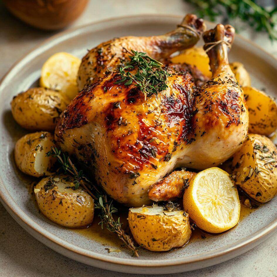 Pollo arrosto con erbe aromatiche e patate - Ricette Cookeo Infinity 17in1 | Moulinex