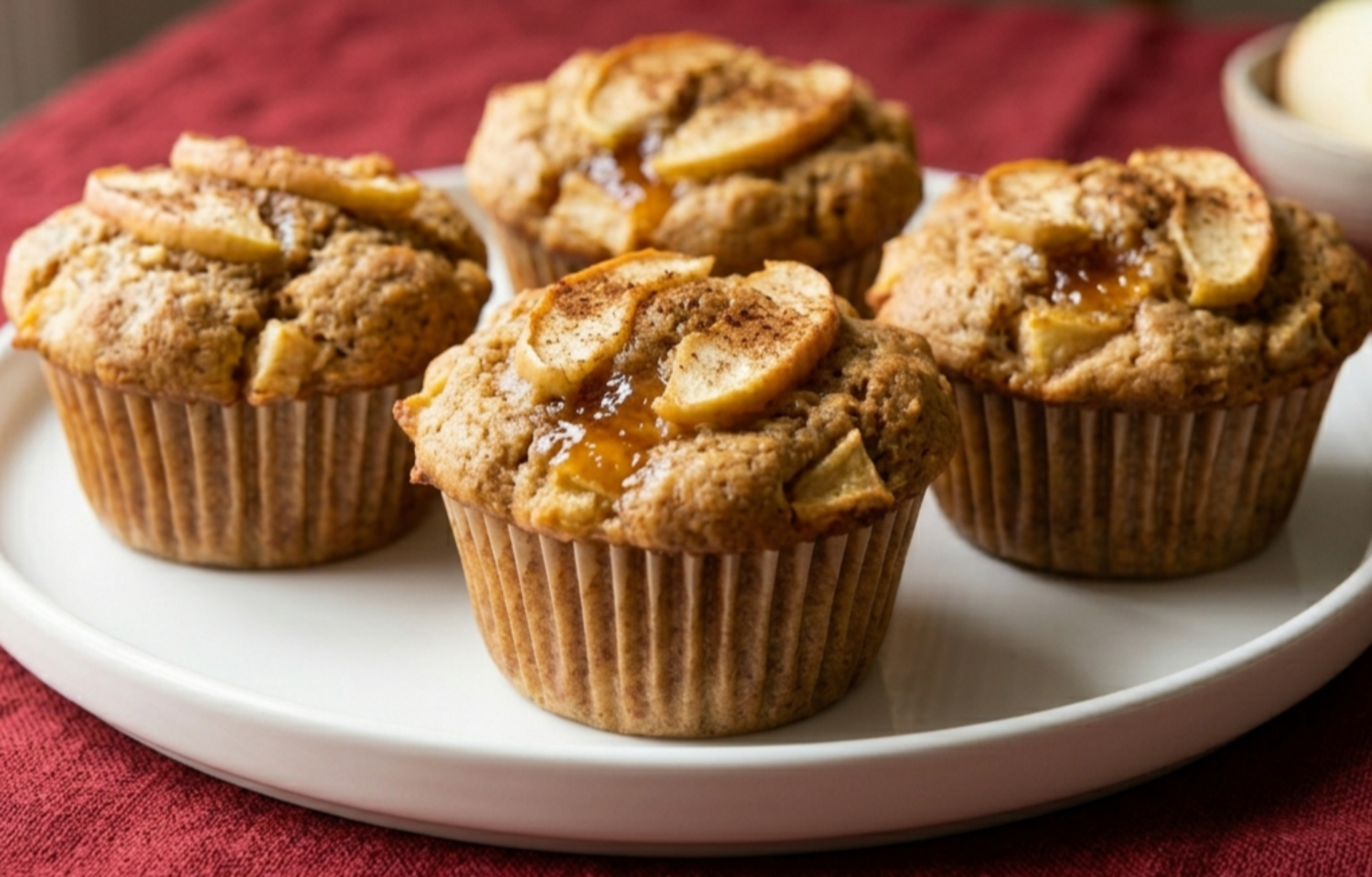 Muffin alle mele senza zucchero - Ricette Companion Connect XL | Moulinex