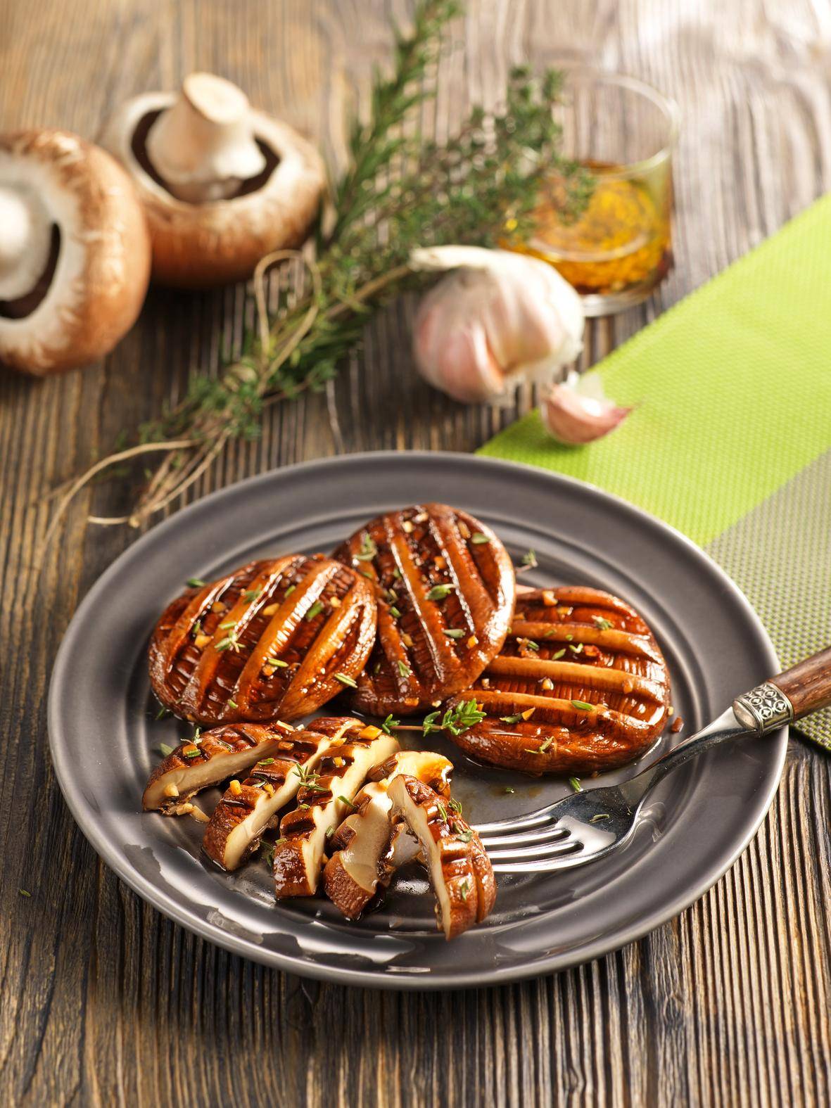 Funghi Portobello alla griglia - Ricette EASY FRY & GRILL 2 in 1 MECHANICAL | Moulinex