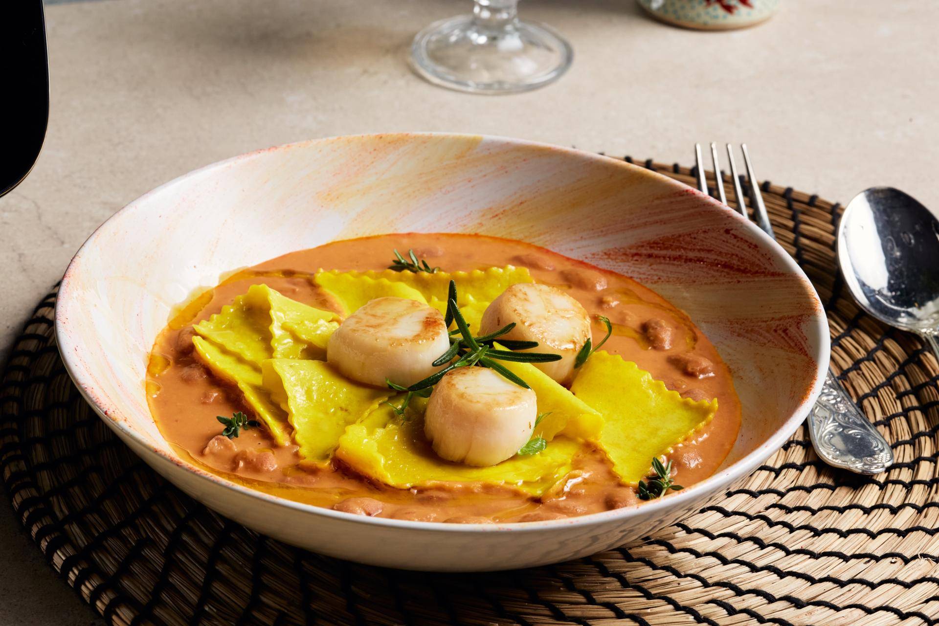 Zuppa di fagioli e capesante - Ricette Cookeo | Moulinex