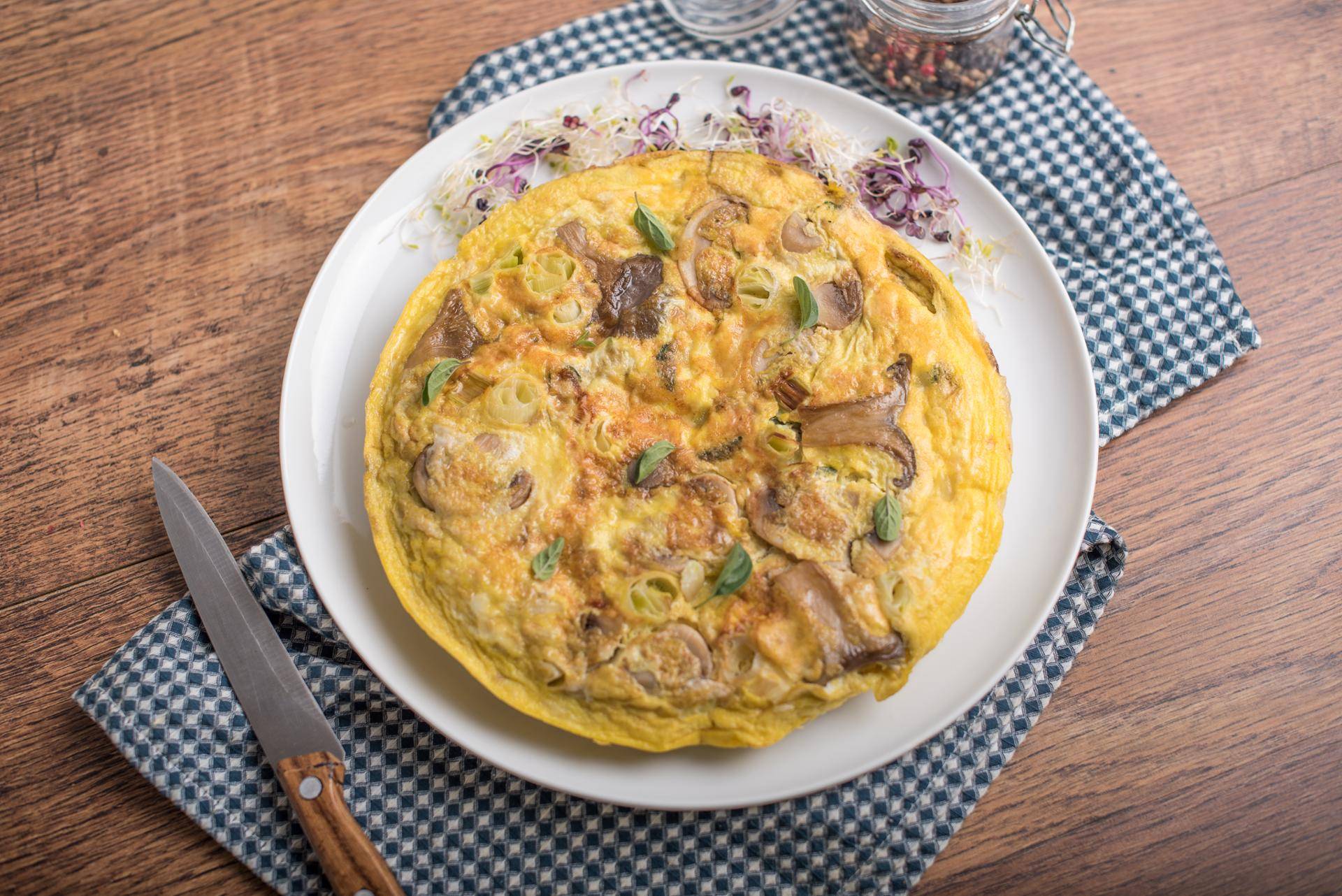 Frittata di porcini e fontina - Ricette Cookeo V3 | Moulinex