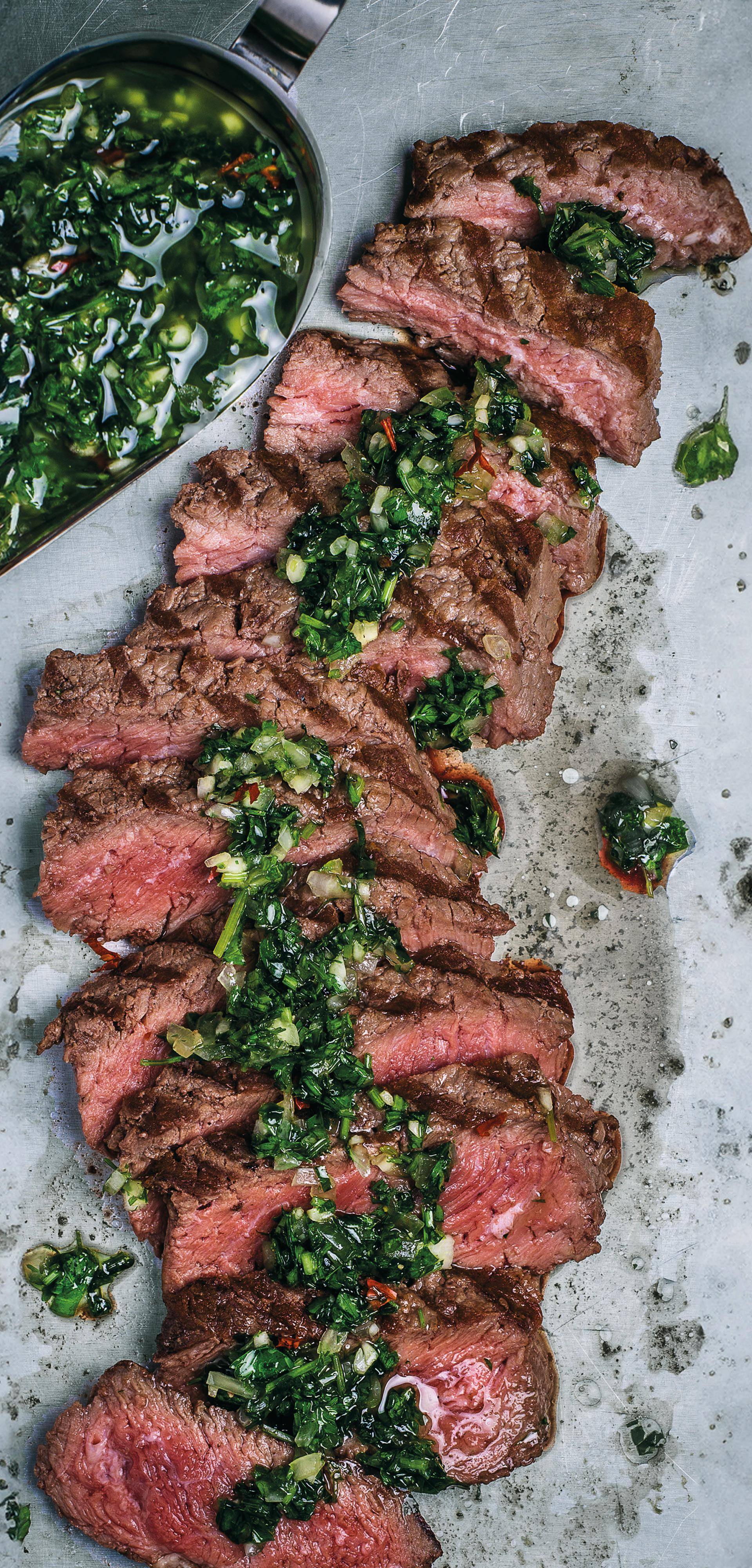 Bistecca con salsa chimichurri - Ricette Easy Fry Max | Moulinex