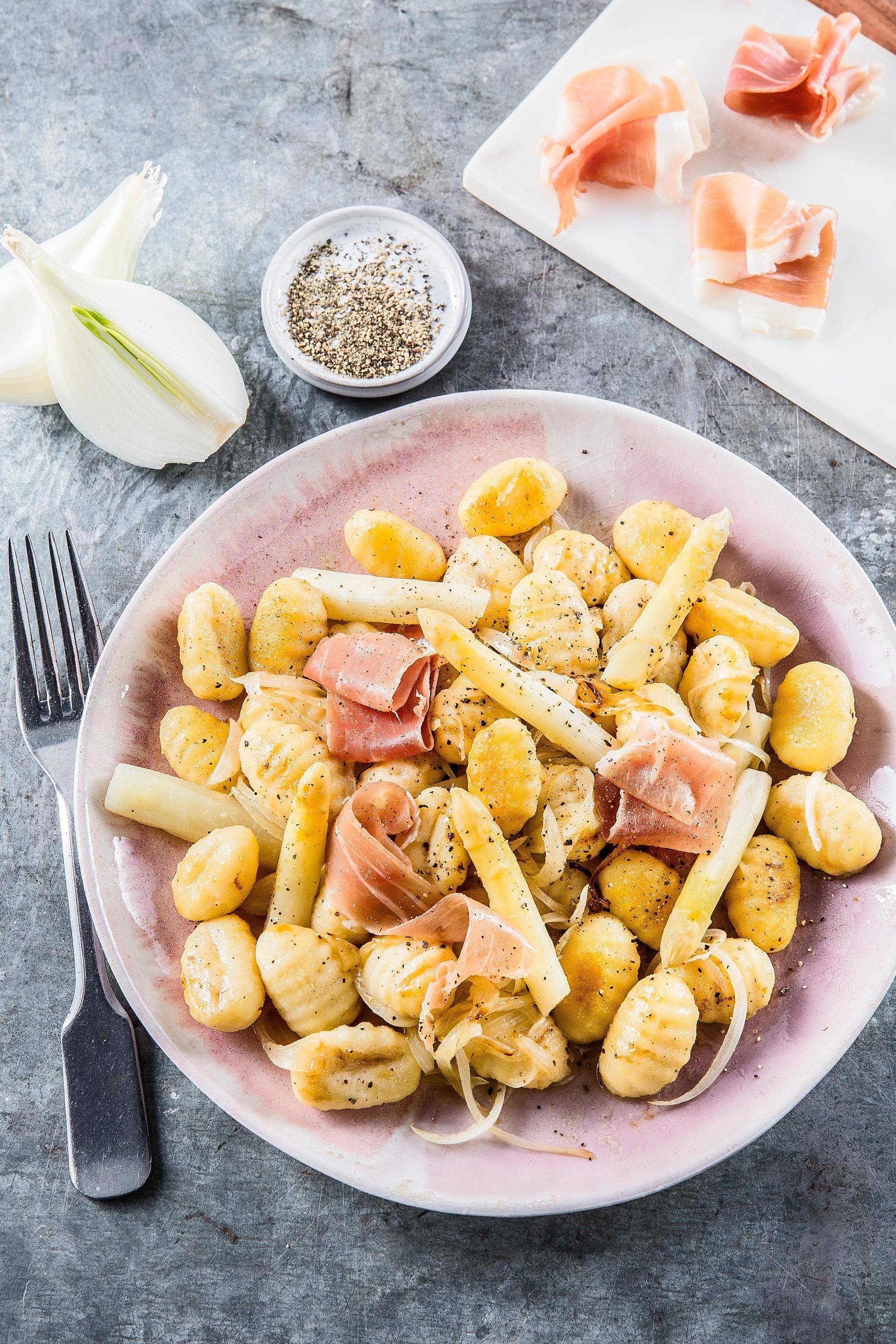 Gnocchi con asparagi bianchi - Ricette Cookeo | Moulinex