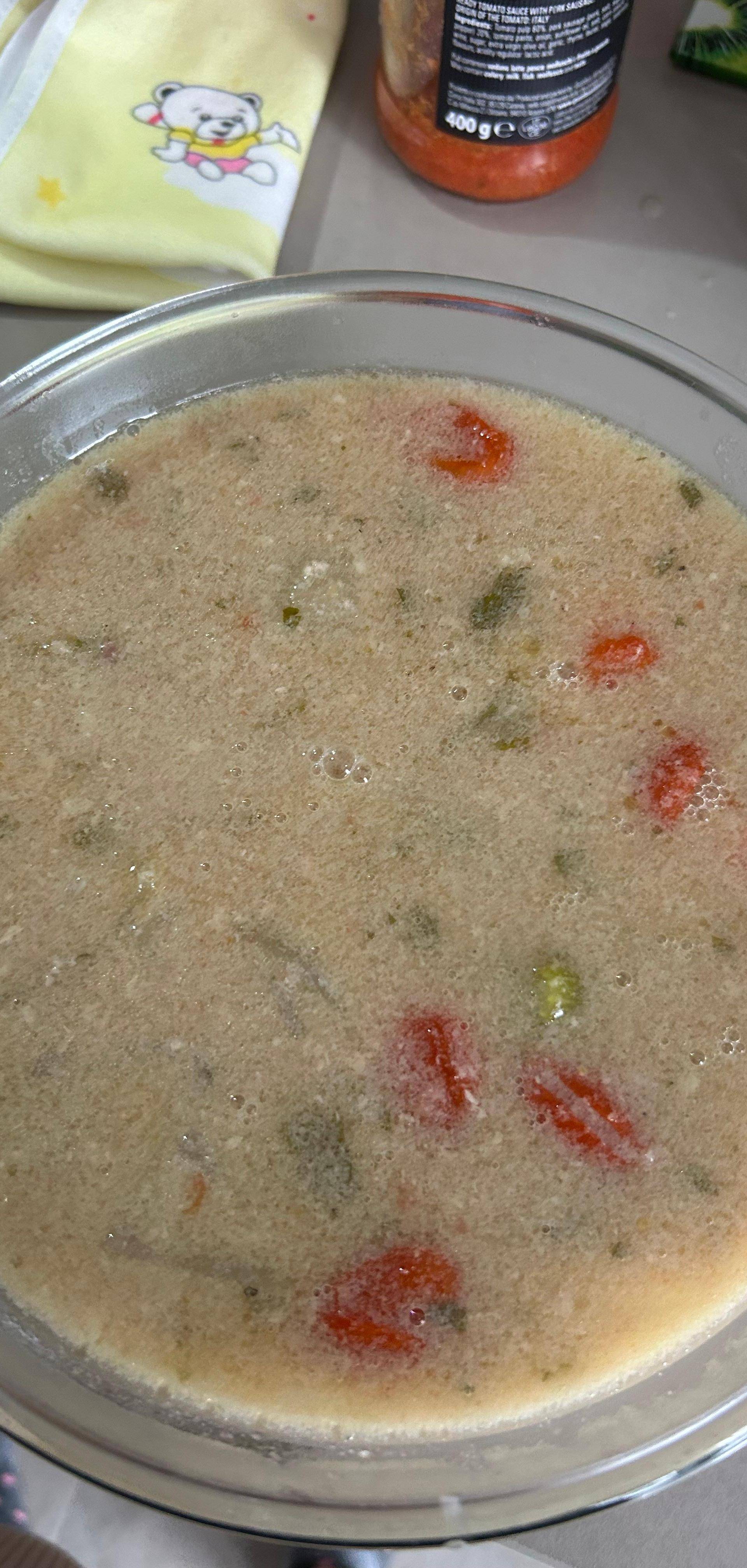 Brodo vegetale con Melanzane e carote - Ricette Companion Connect | Moulinex