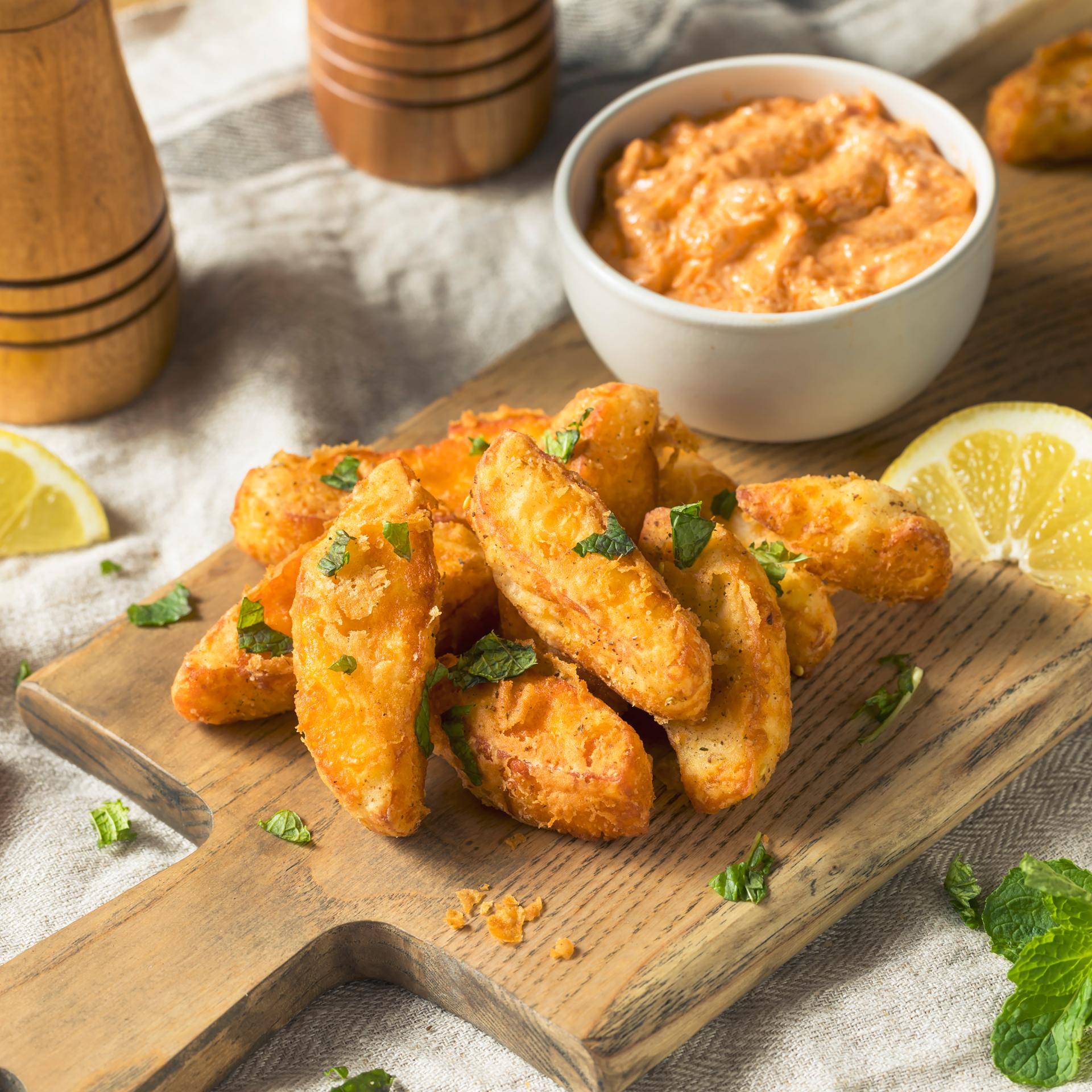 Chips di halloumi - Ricette Easy Fry Max | Moulinex