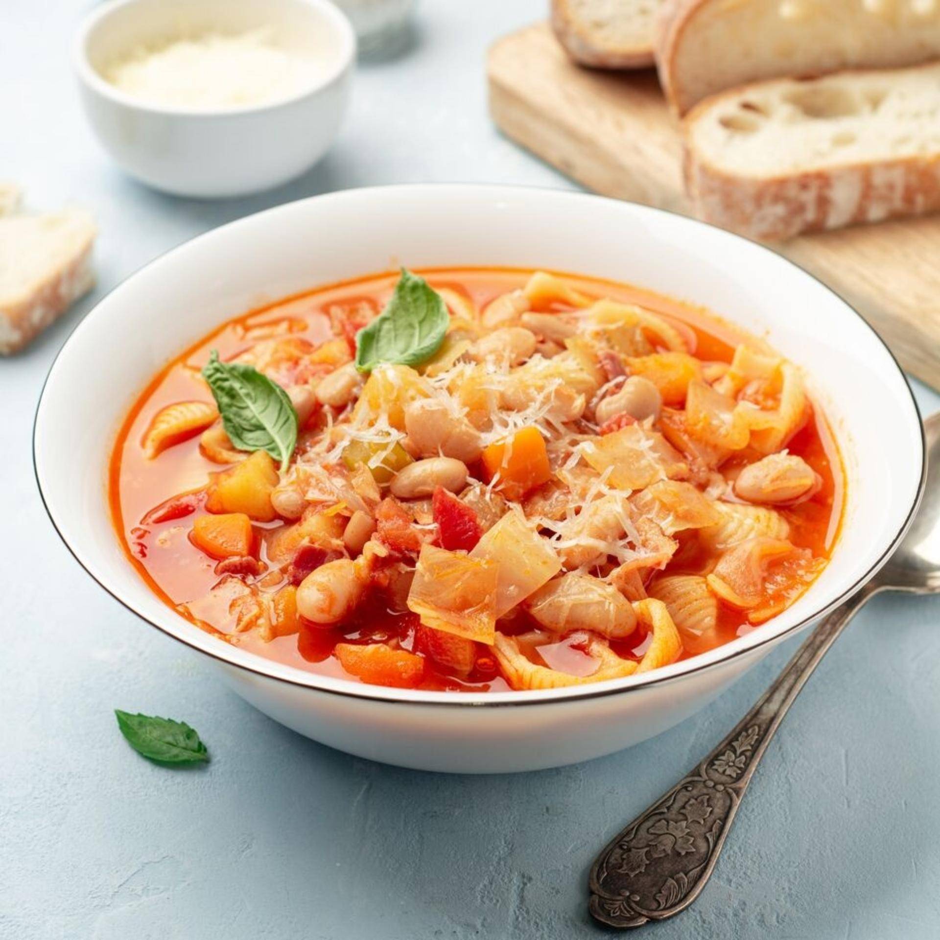 Minestra stile minestrone - Ricette Blendforce Cook | Moulinex