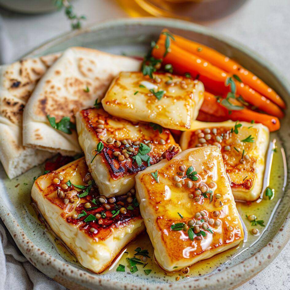 Halloumi arrosto al miele - Ricette Easy Fry Max | Moulinex