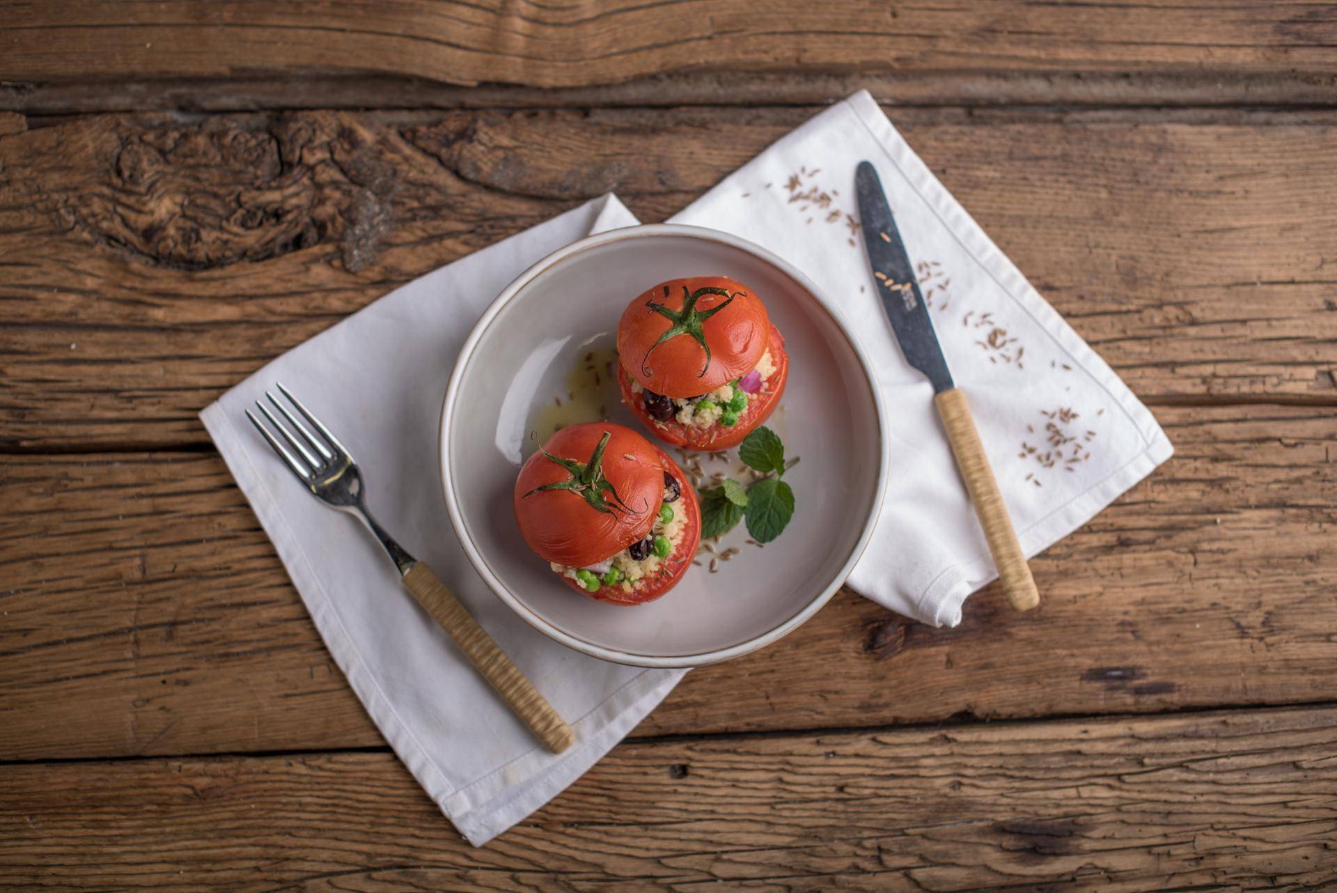 Pomodori ripieni al cous cous - Ricette Cookeo | Moulinex