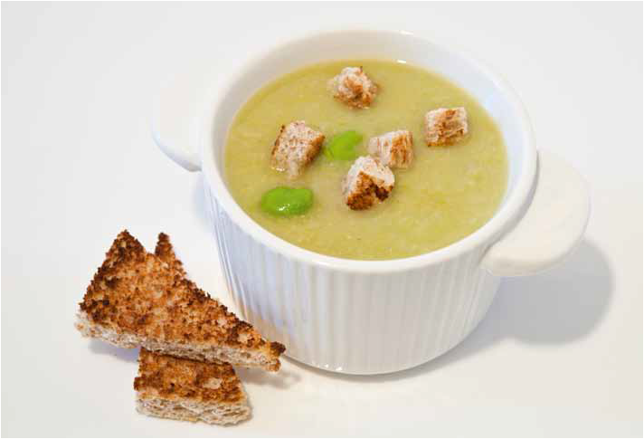 Vellutata di fave e patate (senza glutine) - Ricette Companion | Moulinex