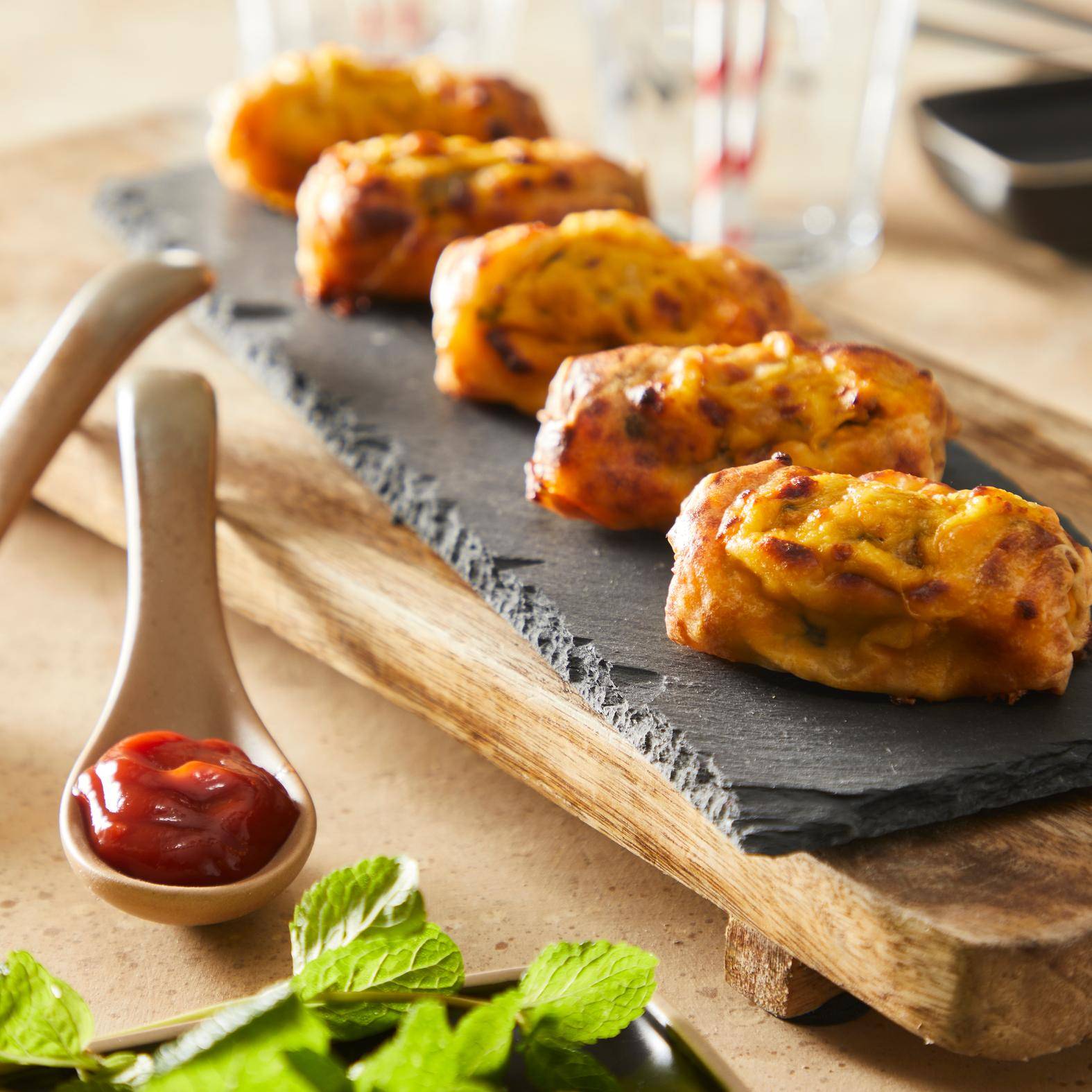 Involtini primavera al cheeseburger - Ricette EASY FRY GRILL & STEAM 3 in 1 | Moulinex