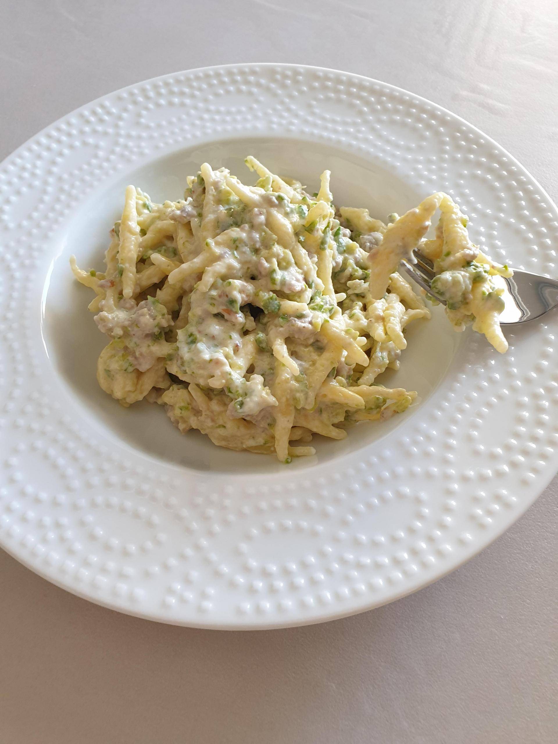 Trofie con zucchine e salsiccia - Ricette Companion Connect | Moulinex