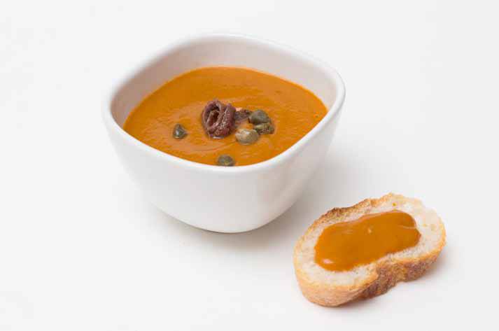 Vellutata rossa e capperi - Ricette Companion | Moulinex