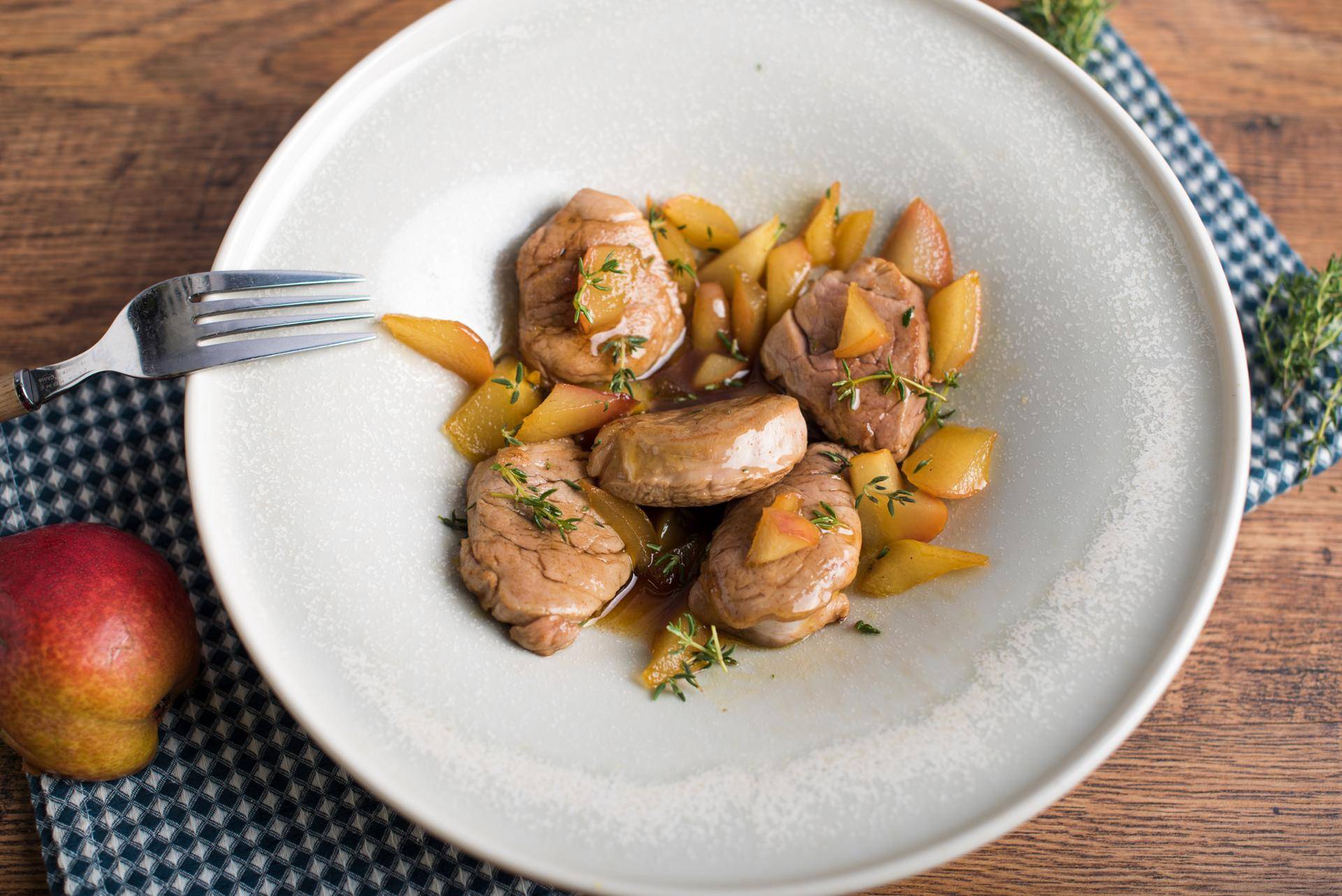 Filetto di maiale con pere e miele - Ricette Cookeo | Moulinex