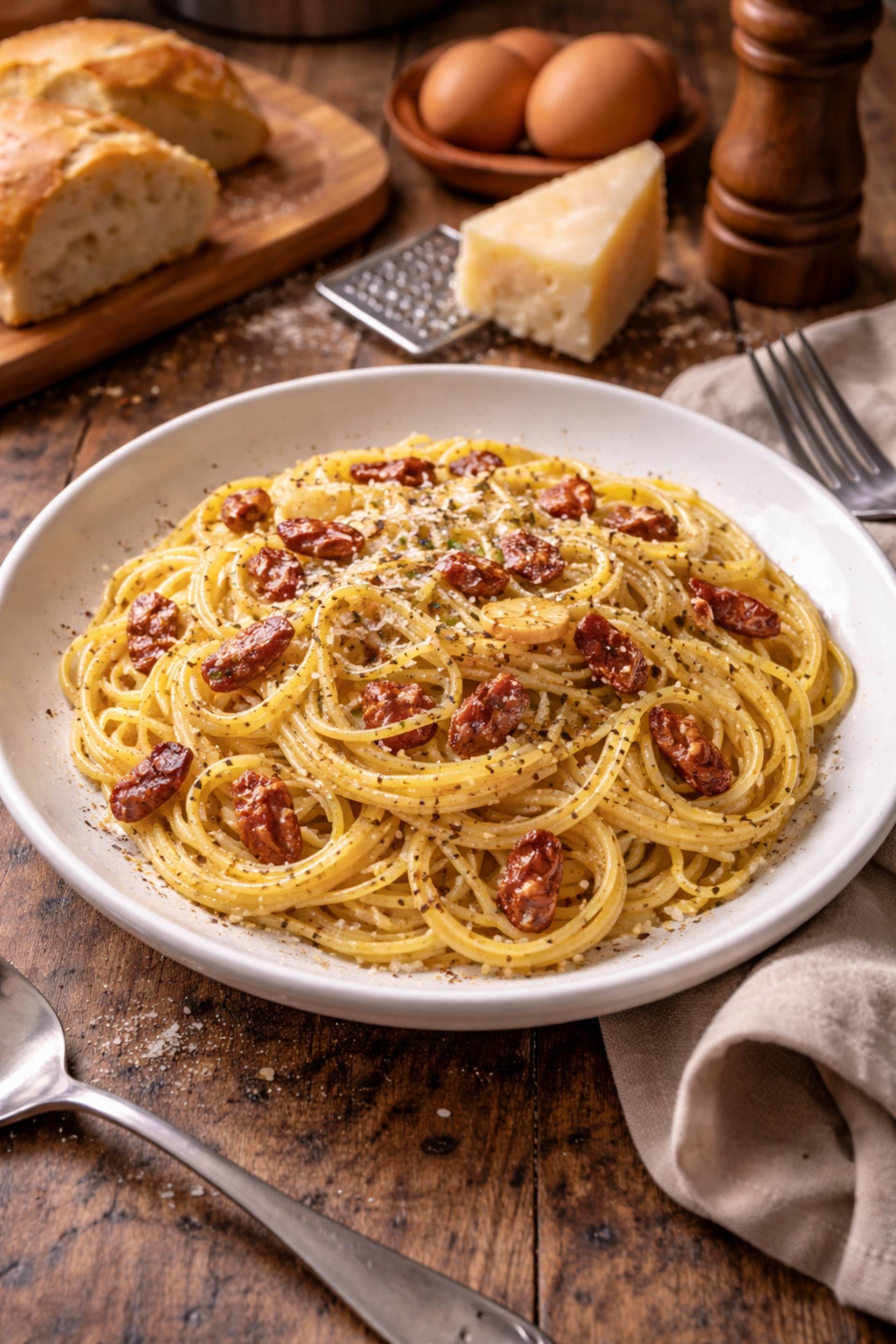 Spaghetti alla Carbonara - Ricette Companion Connect XL | Moulinex