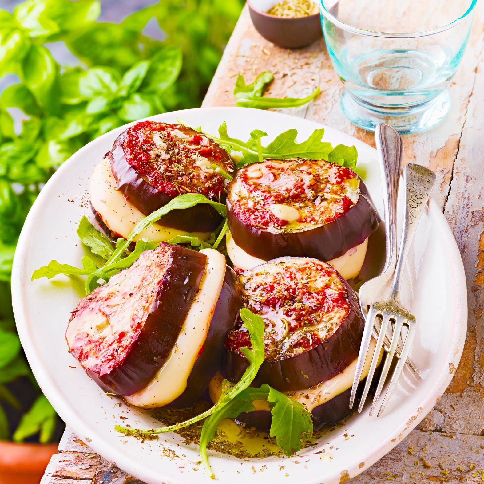 Melanzane con mozzarella - Ricette EASY FRY OVEN & GRILL 9 in 1 | Moulinex