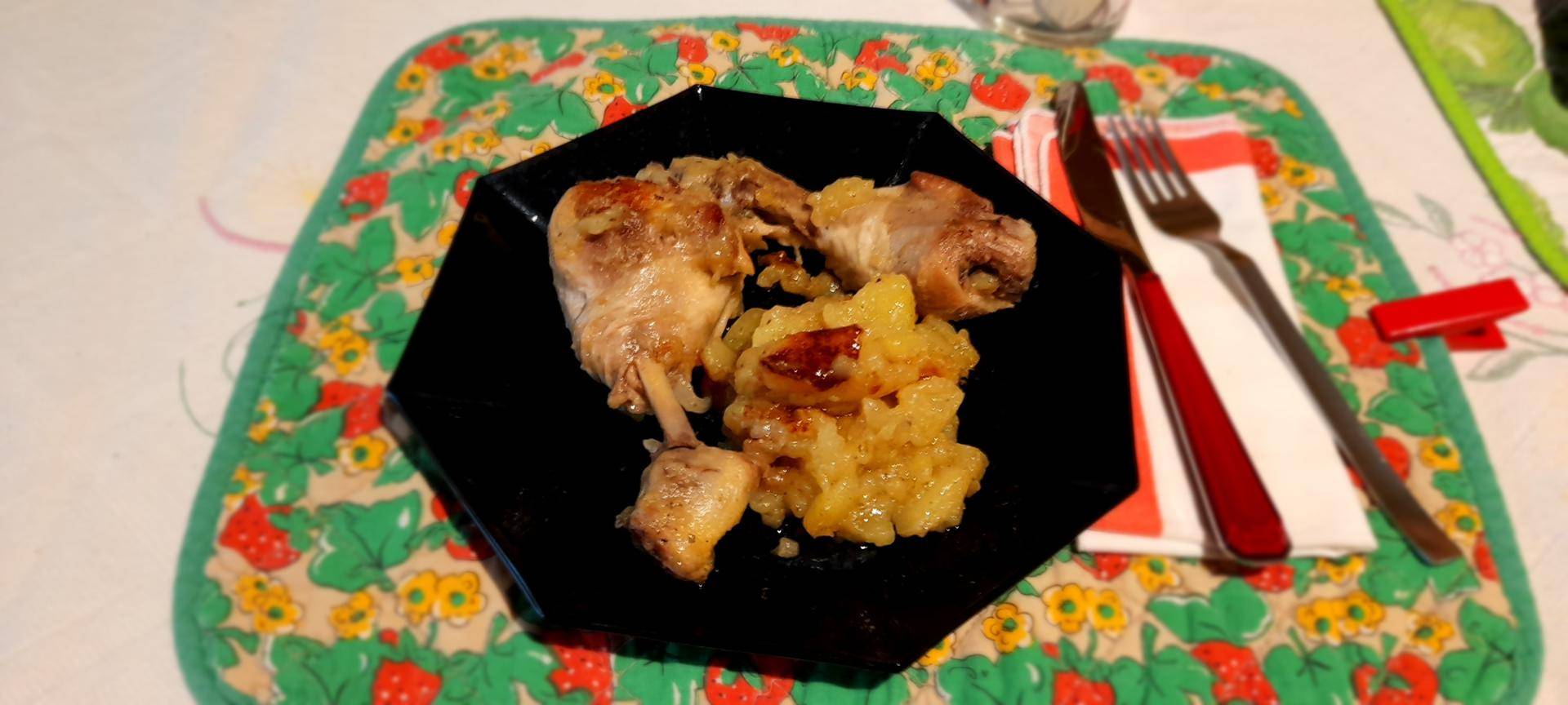 Cosce di pollo con patate - Ricette Cookeo | Moulinex
