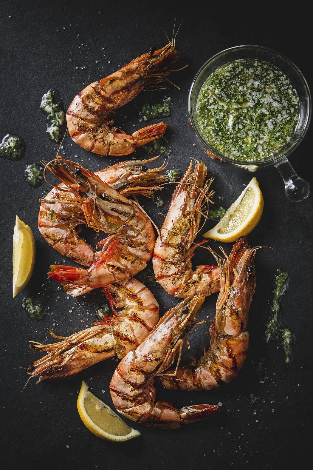 Grilled king prawns with garlic and parsley citrus butter - Ricette OptiGrill 2in1 XL | Moulinex