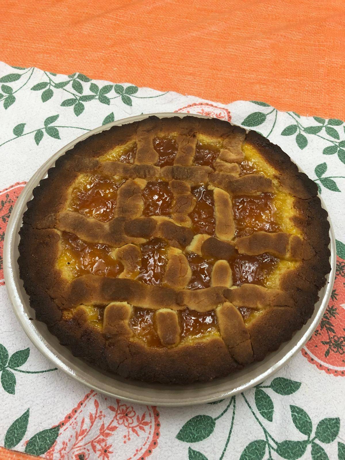 Crostata di confettura all'albicocca - Ricette Companion Connect | Moulinex