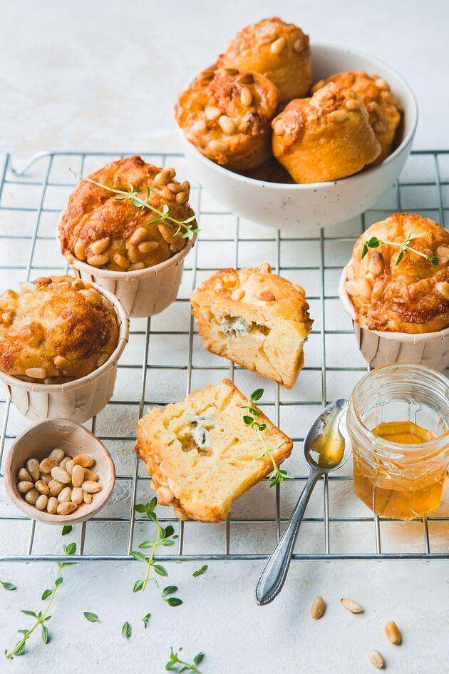 Muffin al rosmarino, gorgonzola e miele - Ricette Perfectmix + | Moulinex