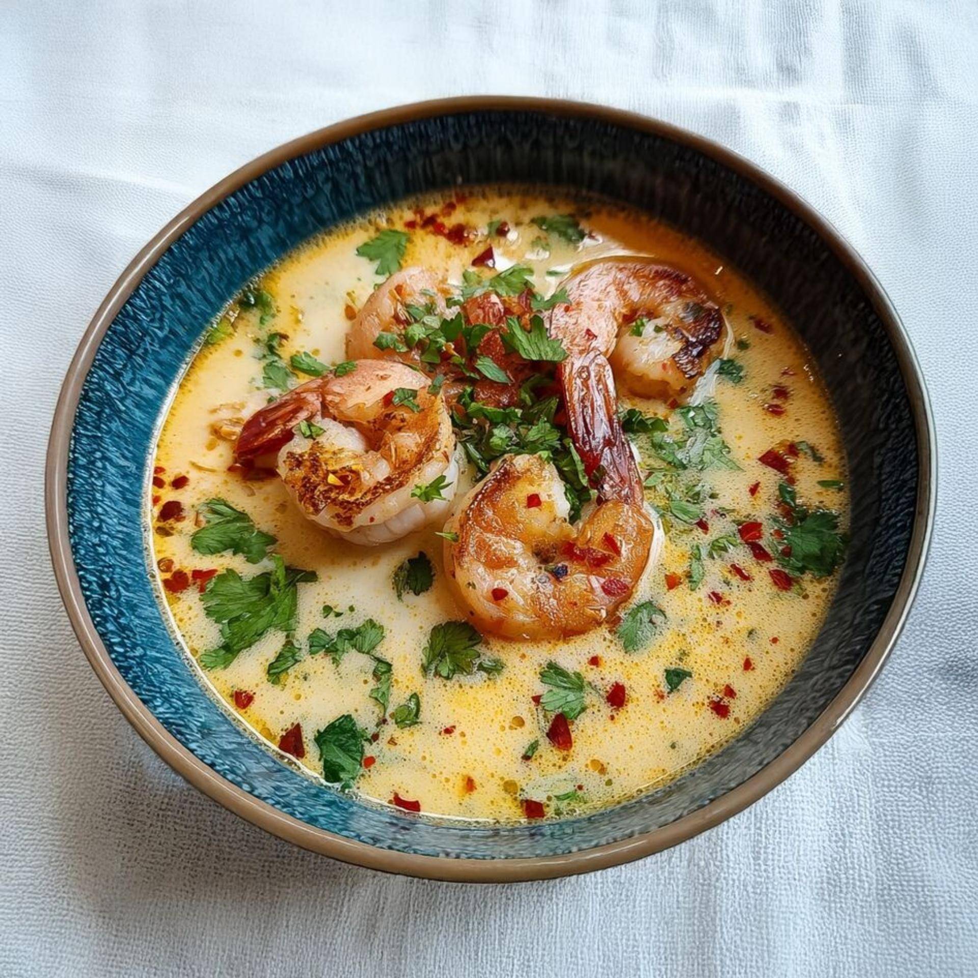 Zuppa di gamberetti e latte di cocco - Ricette Blendforce Cook | Moulinex