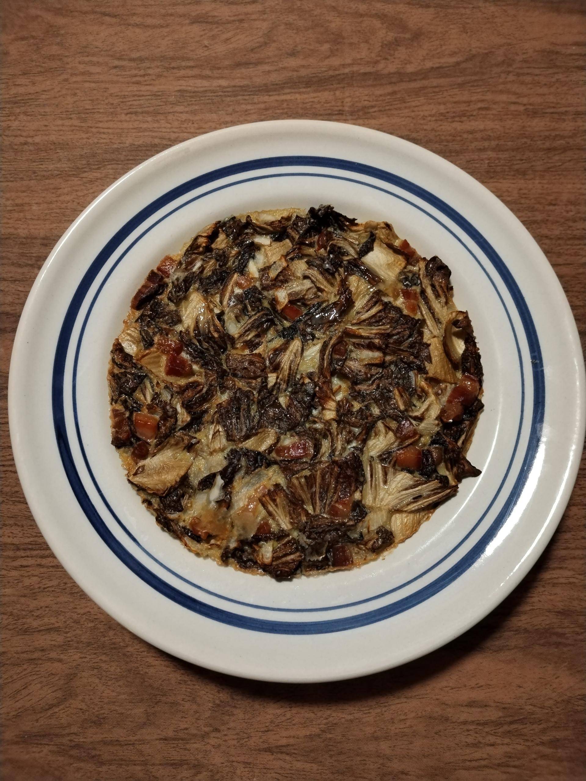 Frittata con radicchio e pancetta - Ricette Easy Fry Max | Moulinex