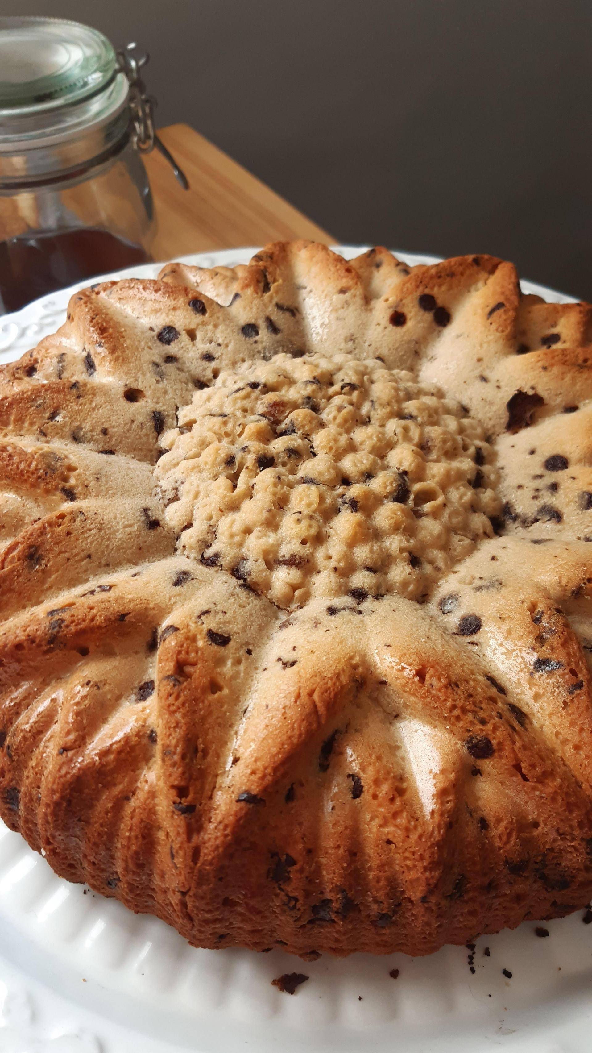 Torta soffice con gocce di cioccolato e uvetta - Ricette Companion | Moulinex
