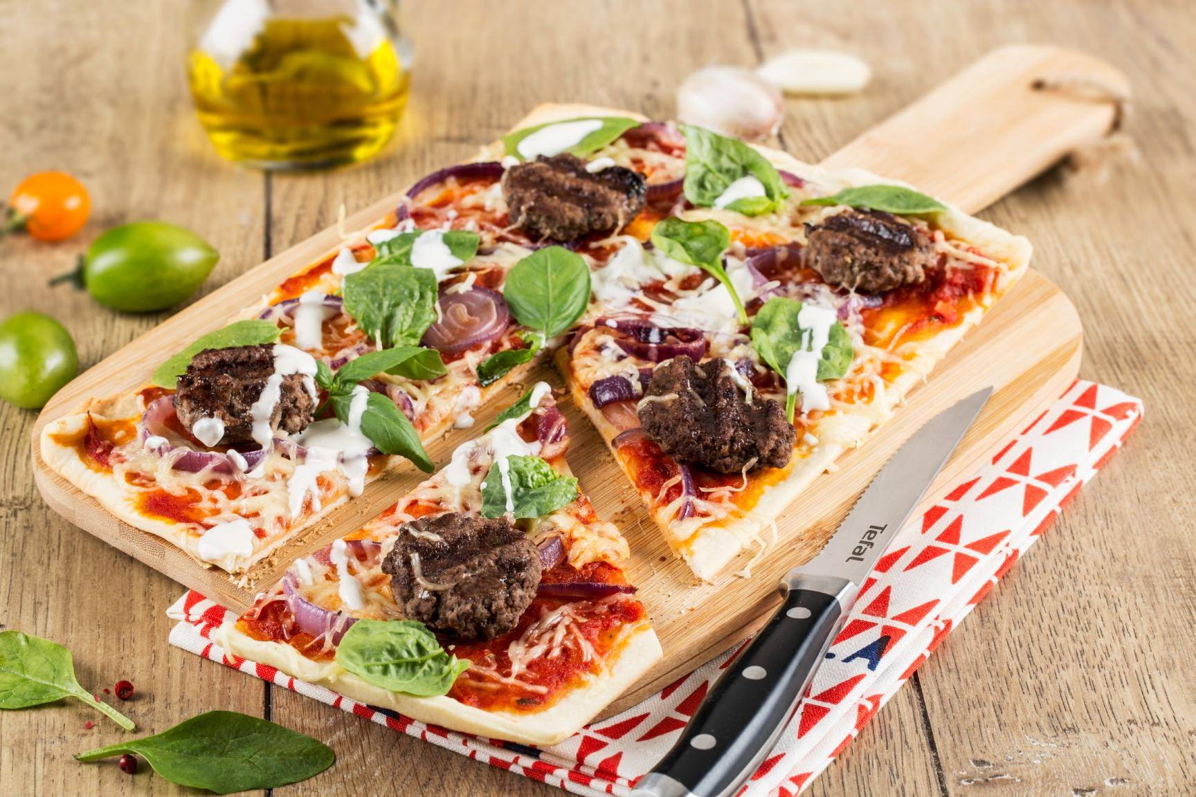 Pizza Meat Lovers - Ricette OptiGrill + | Moulinex