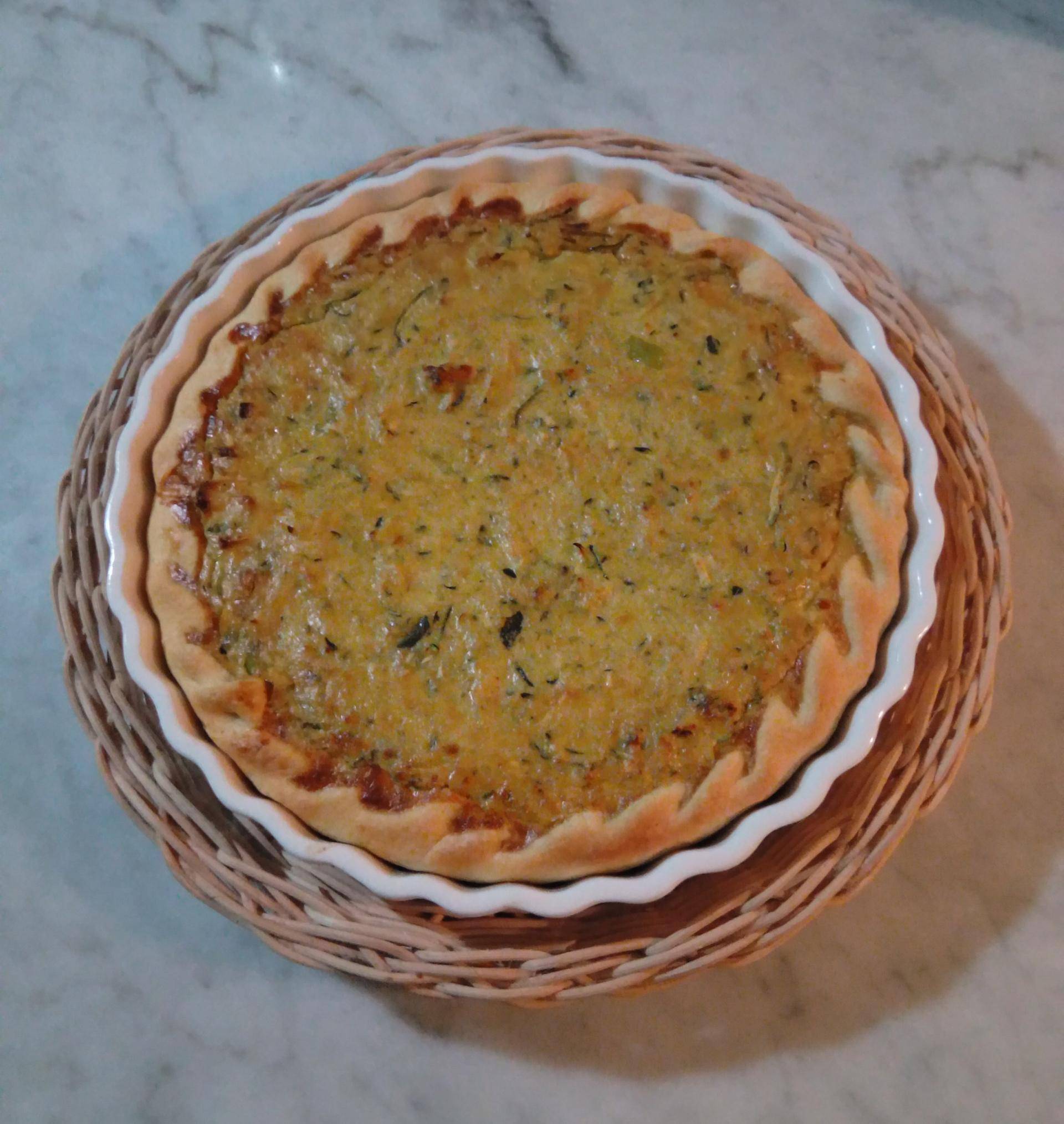 Torta rustica di zucchine e pesto - Ricette Companion Connect | Moulinex