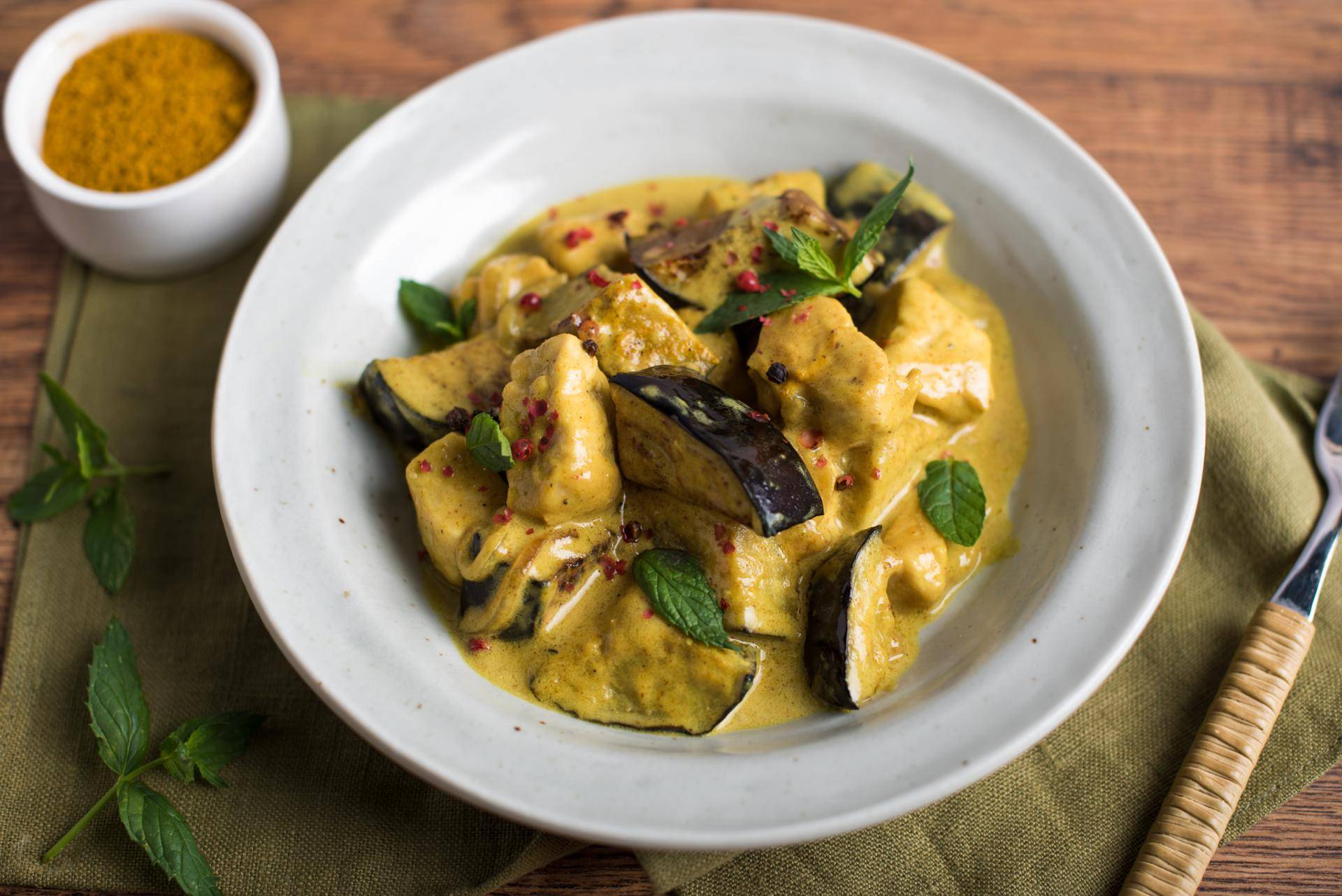 Curry di pollo e melanzane - Ricette Cookeo | Moulinex