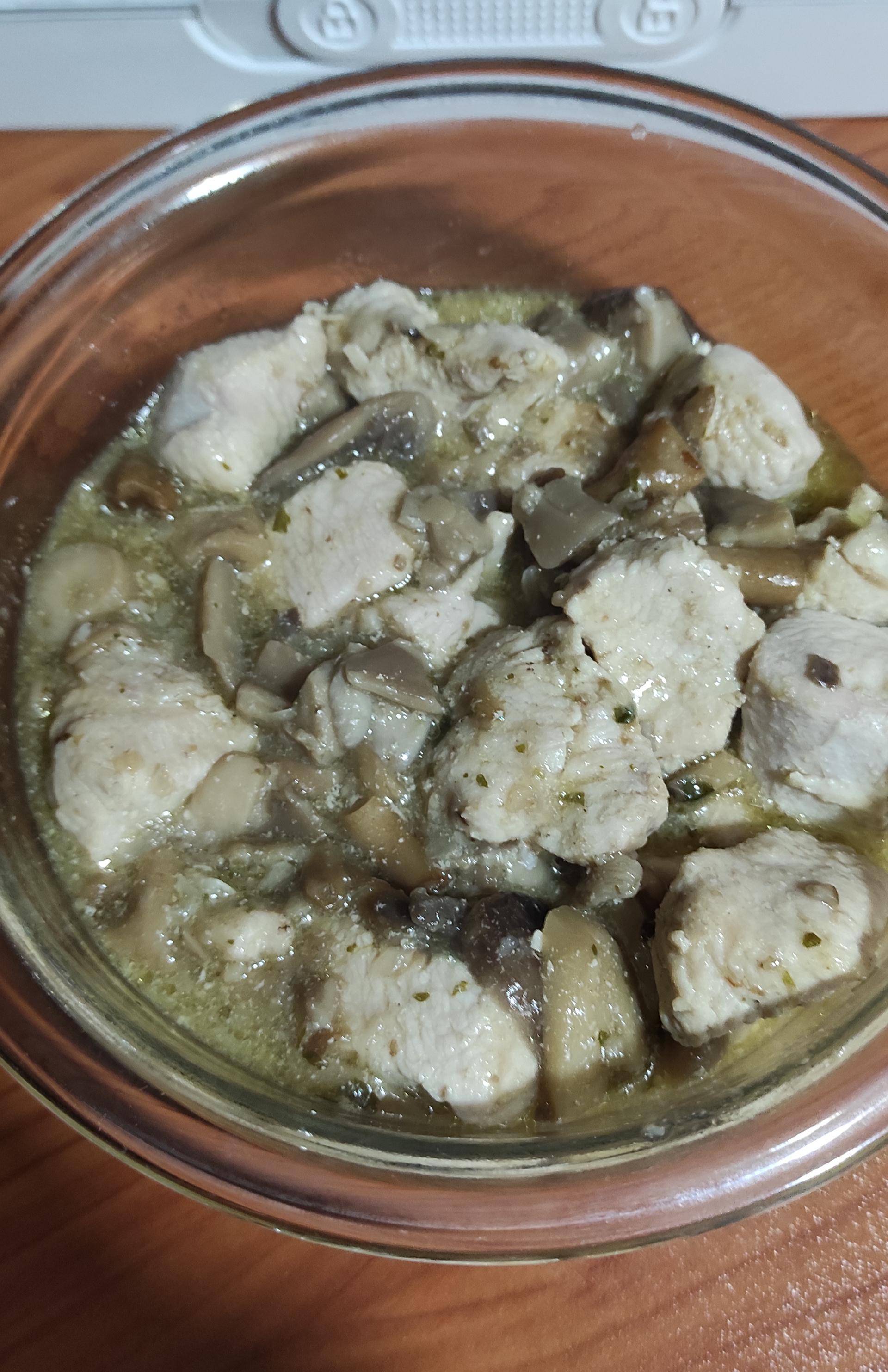Bocconcini di pollo o tacchino con funghi - Ricette Companion Connect | Moulinex