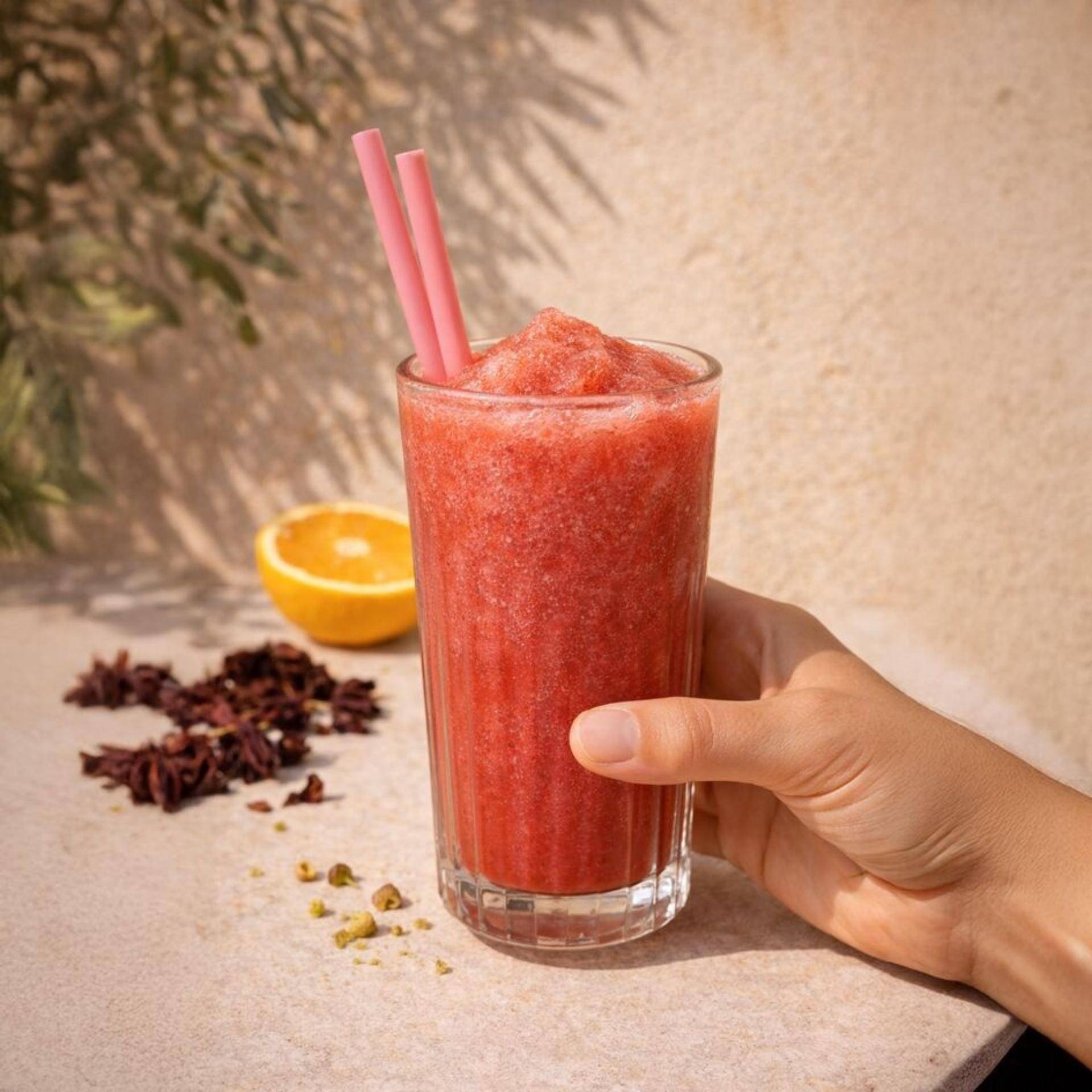 Granita all'arancia e ibisco - Ricette Freezi | Moulinex