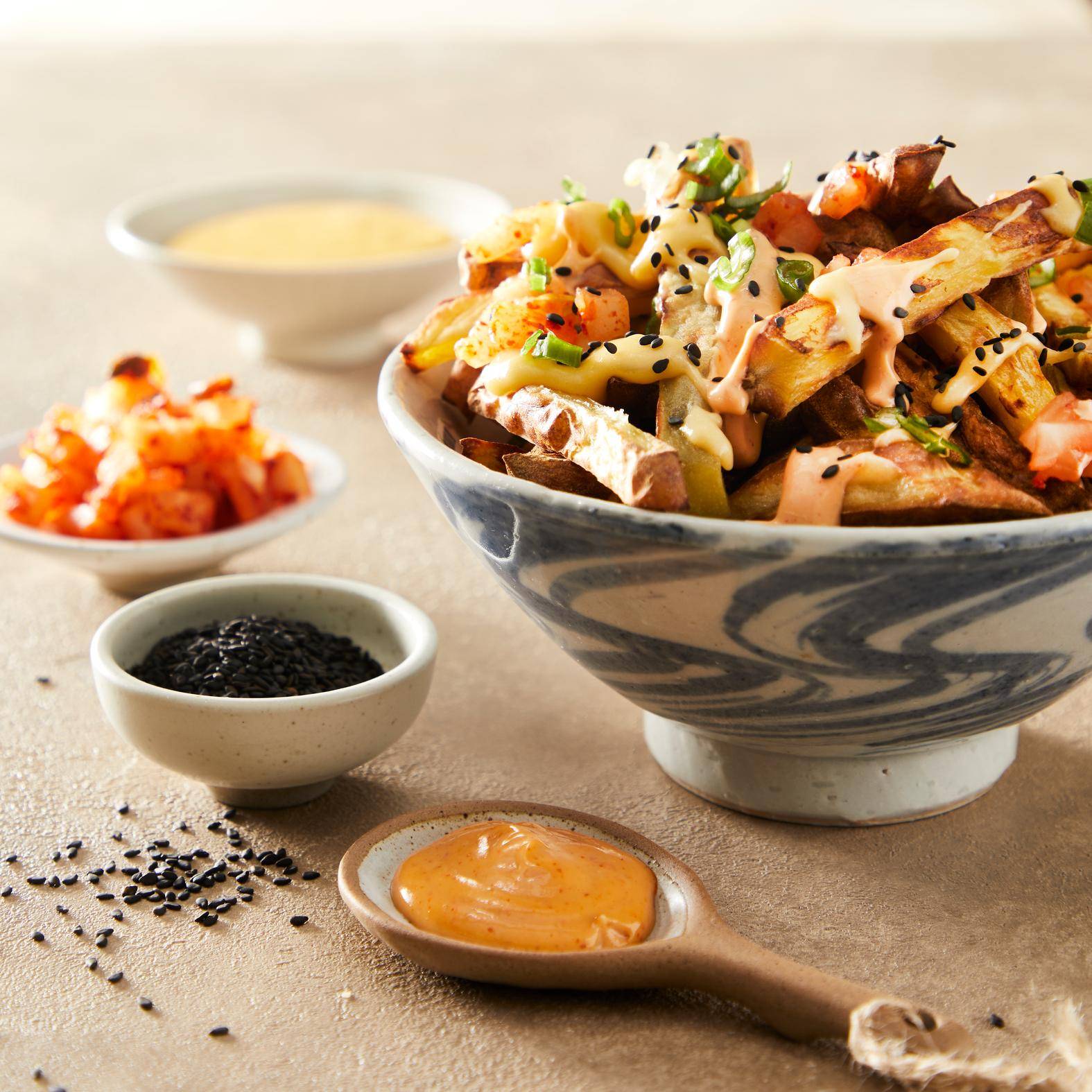 Patatine al kimchi coreano - Ricette EASY FRY GRILL & STEAM 3 in 1 | Moulinex