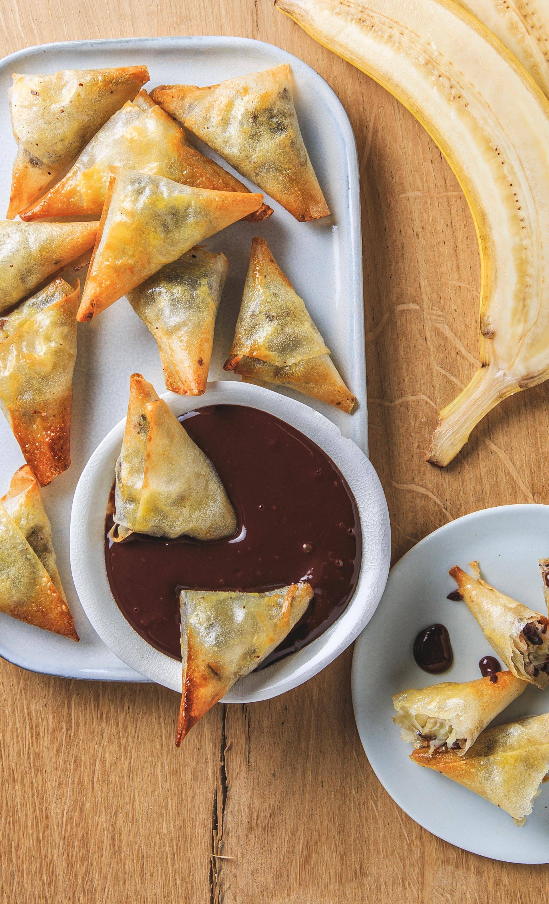 Samosa ciocco-banana - Ricette EASY FRY & GRILL 2 in 1 DIGITAL | Moulinex