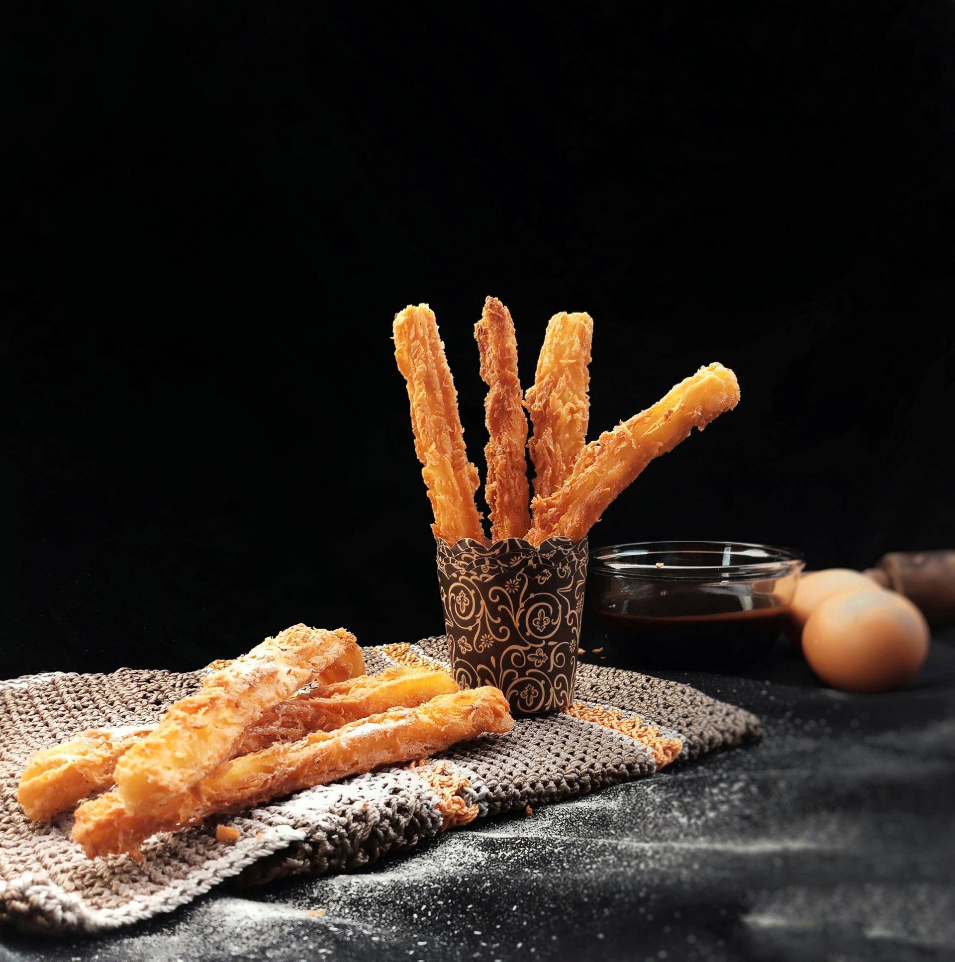 Churros salati con chorizo e parmigiano - Ricette Kitchen Coach | Moulinex