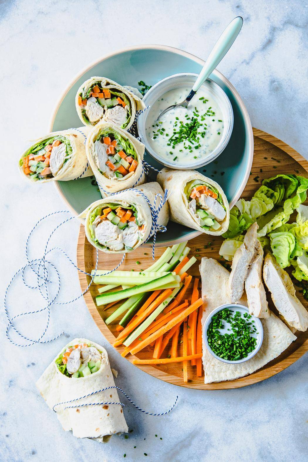 Wrap di pollo - Ricette EASY FRY GRILL & STEAM 3 in 1 | Moulinex