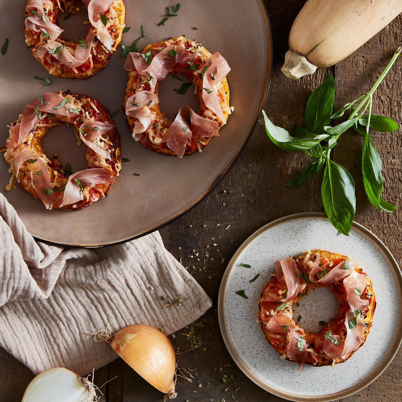 “Pizza” alla zucca butternut - Ricette EASY FRY GRILL & STEAM 3 in 1 | Moulinex