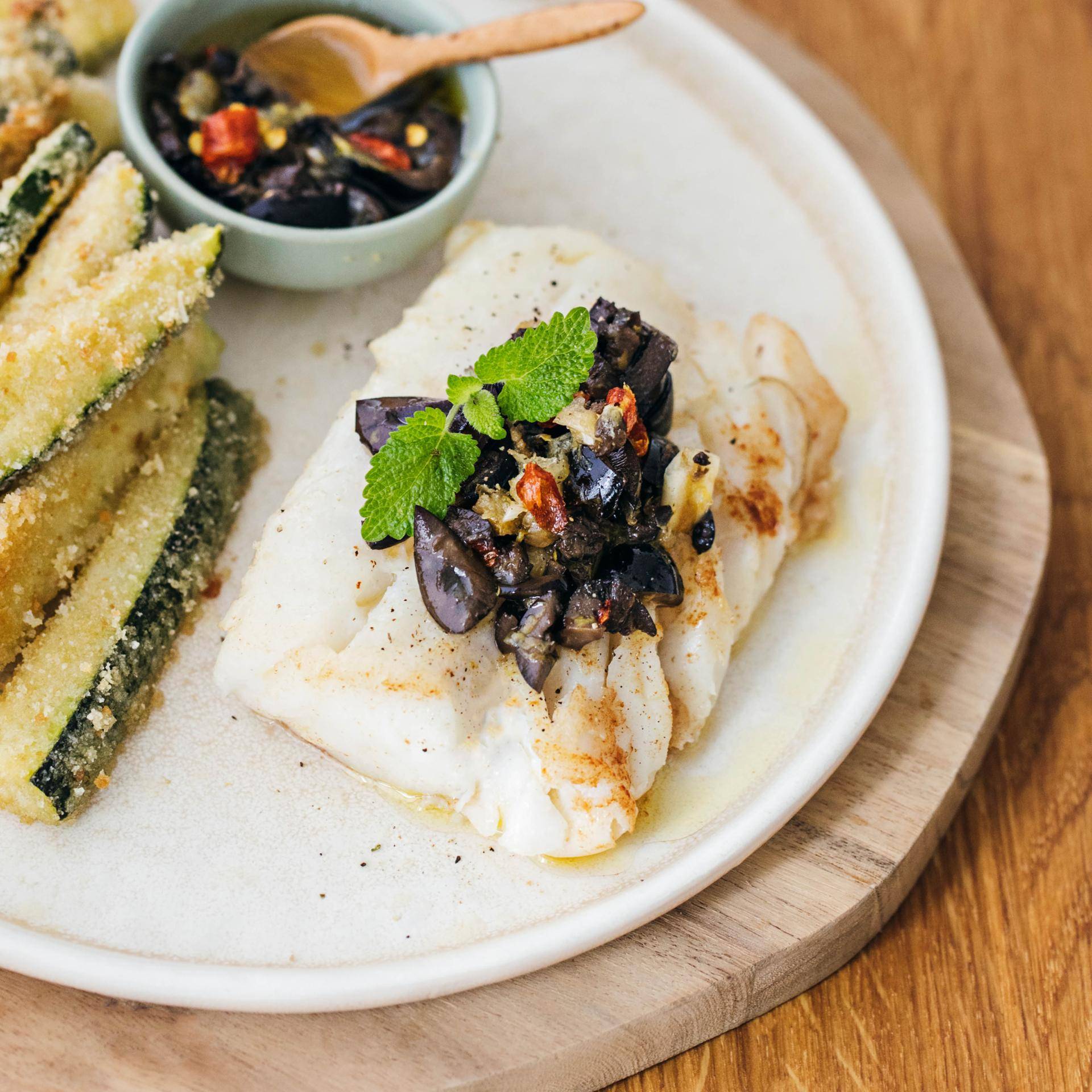 Merluzzo alla mediterranea - Ricette Easy Fry Max | Moulinex