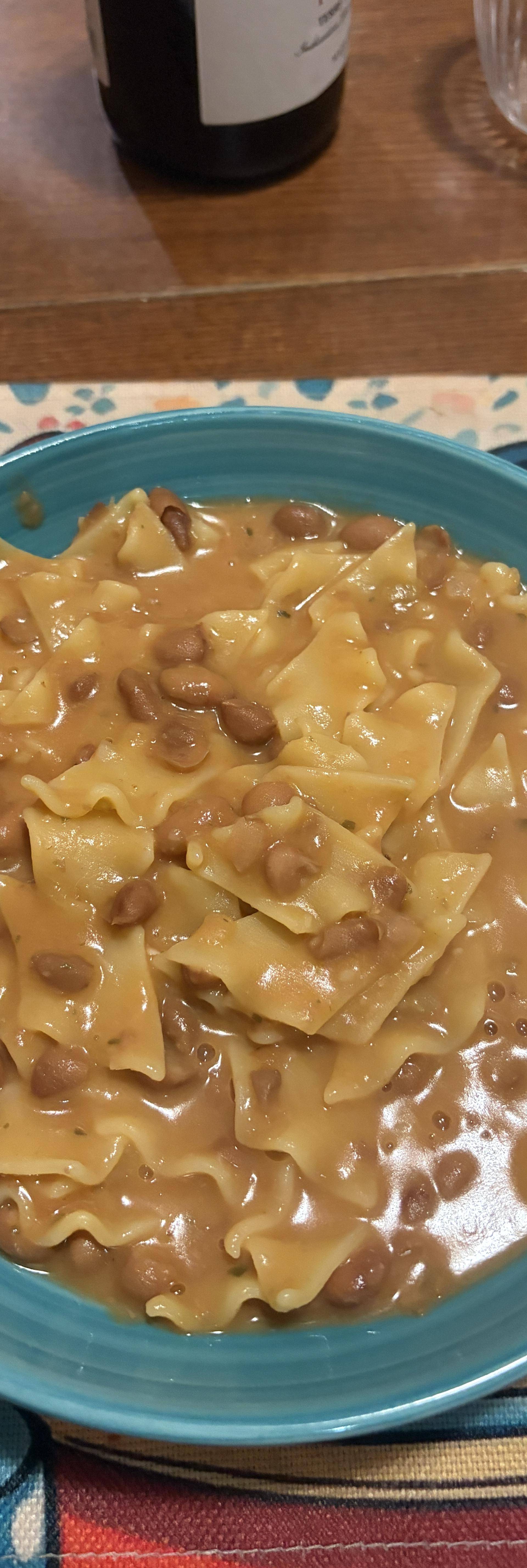 Pasta e fagioli ( precotti ) - Ricette Companion Connect XL | Moulinex