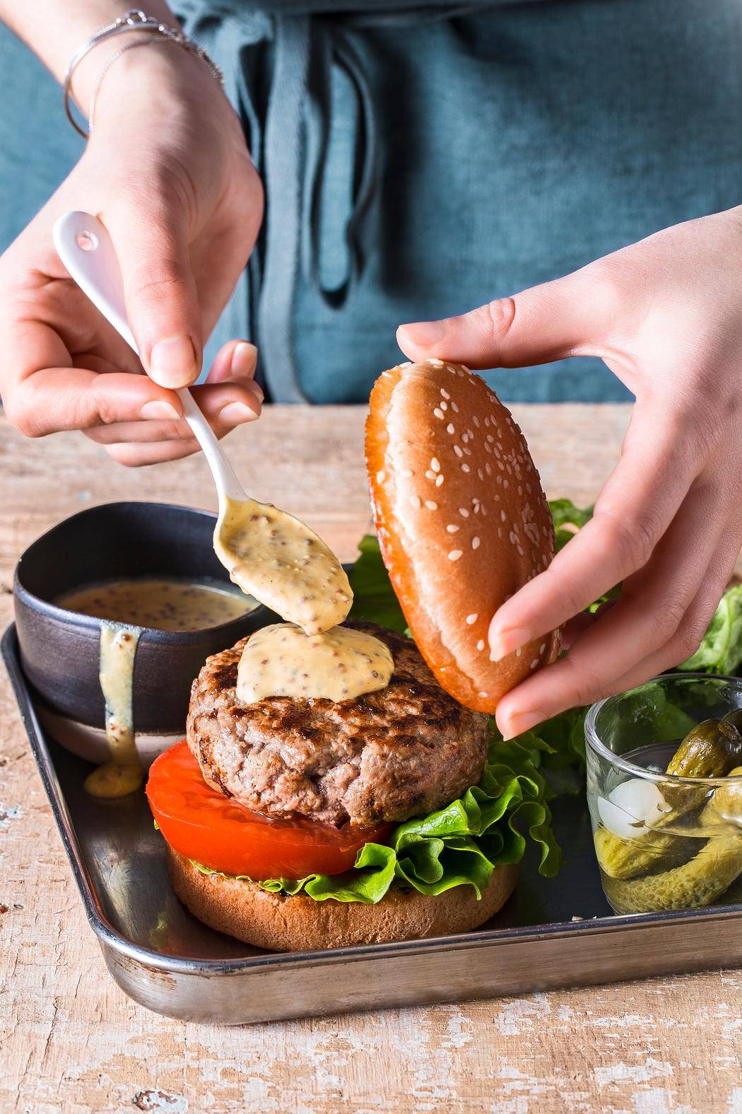 Hamburger deluxe - Ricette EASY FRY & GRILL 2 in 1 XXL | Moulinex