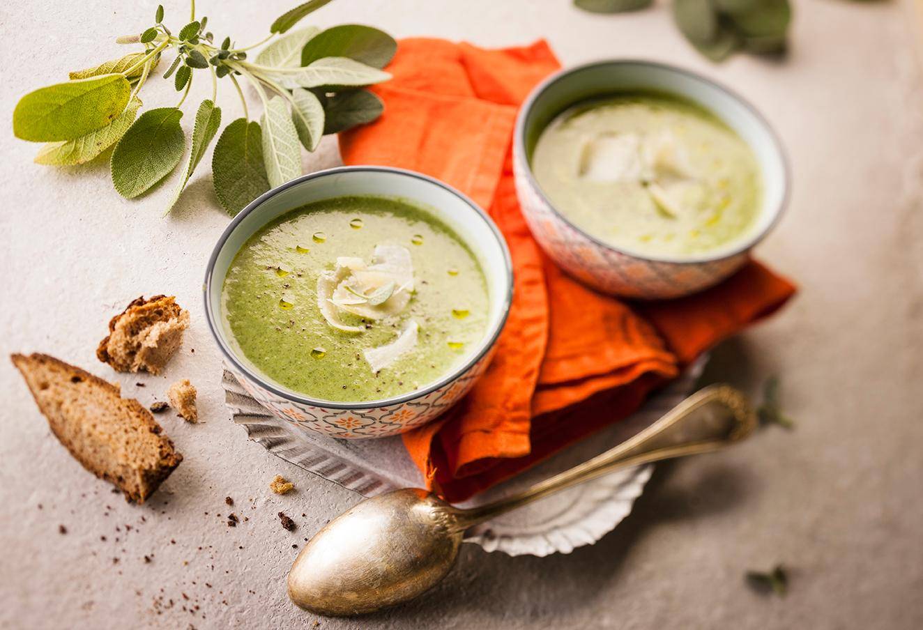 Zuppa di ricotta e crescione - Ricette Cookeo | Moulinex