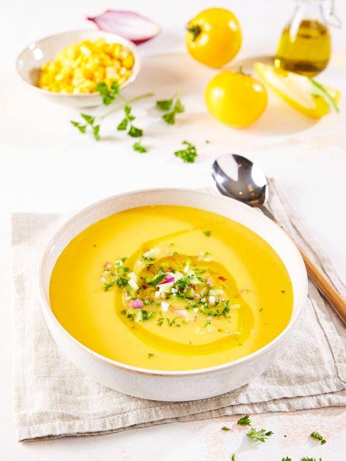 Zuppa di verdure estiva fredda - Ricette Perfectmix + | Moulinex